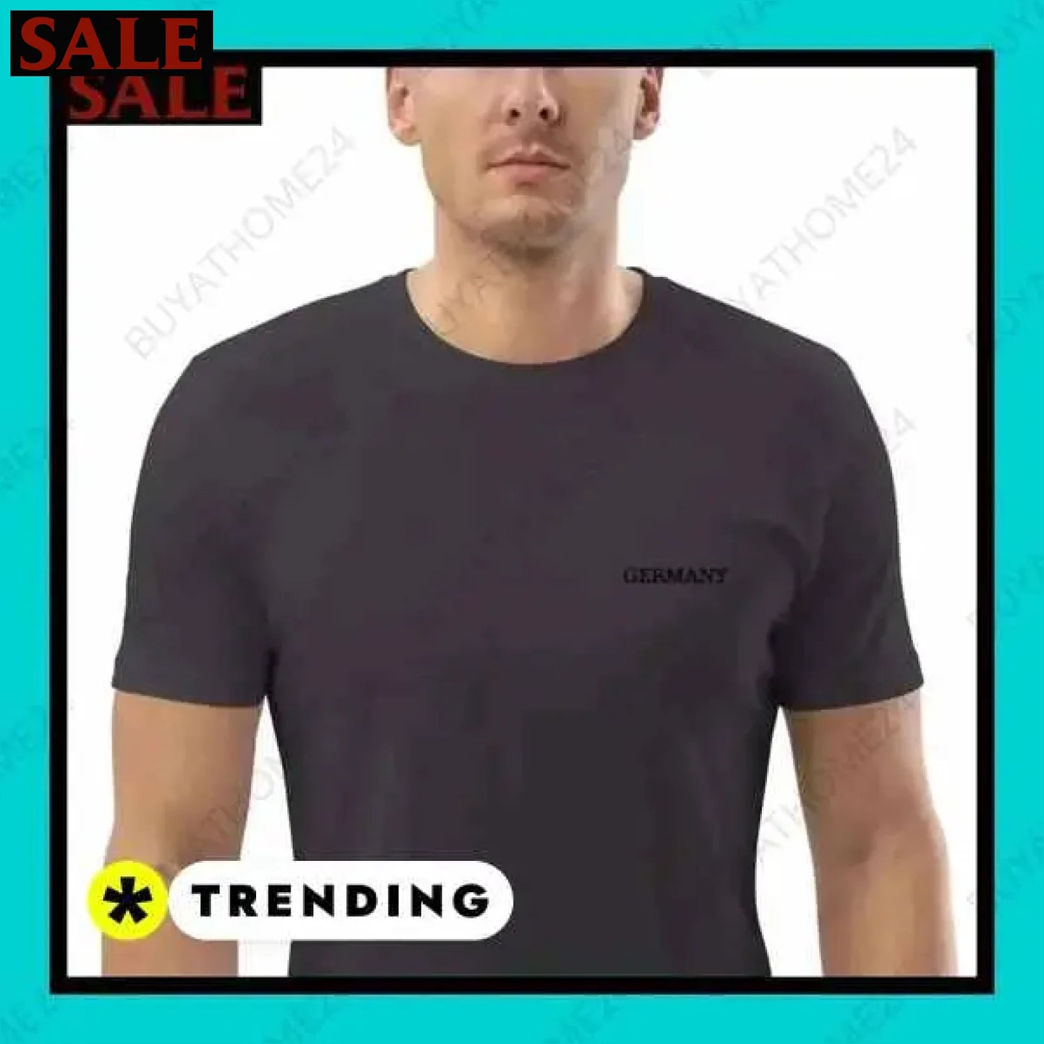 Herren Baumwolle T-Shirt in S bis 2XL für jeden Anlass  Textildruck BUYATHOME24, T-Shirts BUYATHOME24, Hoodies BUYATHOME24,  Hosen BUYATHOME24, Jacken BUYATHOME24, Schuhe BUYATHOME24
