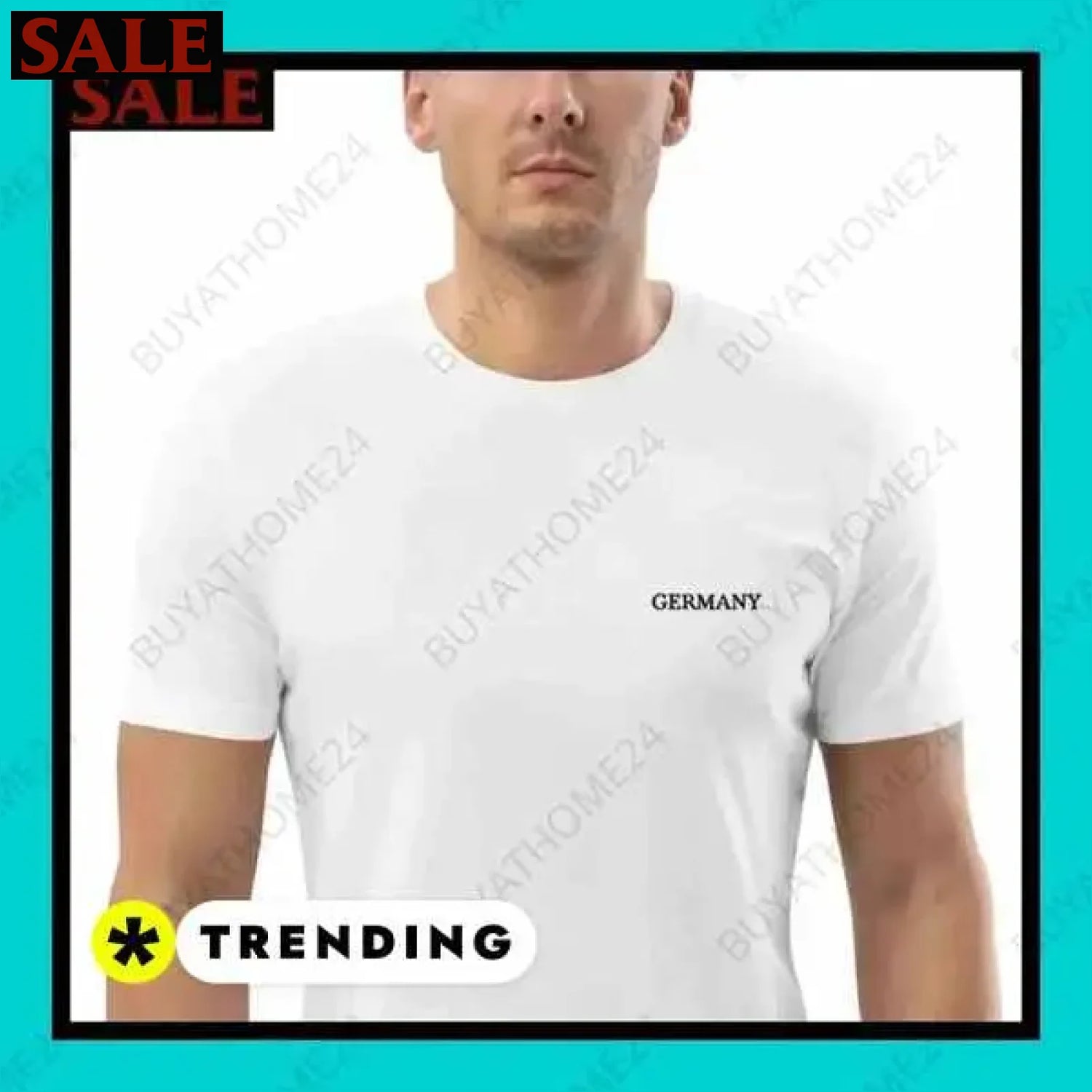Herren Baumwolle T-Shirt in S bis 2XL für jeden Anlass  Textildruck BUYATHOME24, T-Shirts BUYATHOME24, Hoodies BUYATHOME24,  Hosen BUYATHOME24, Jacken BUYATHOME24, Schuhe BUYATHOME24