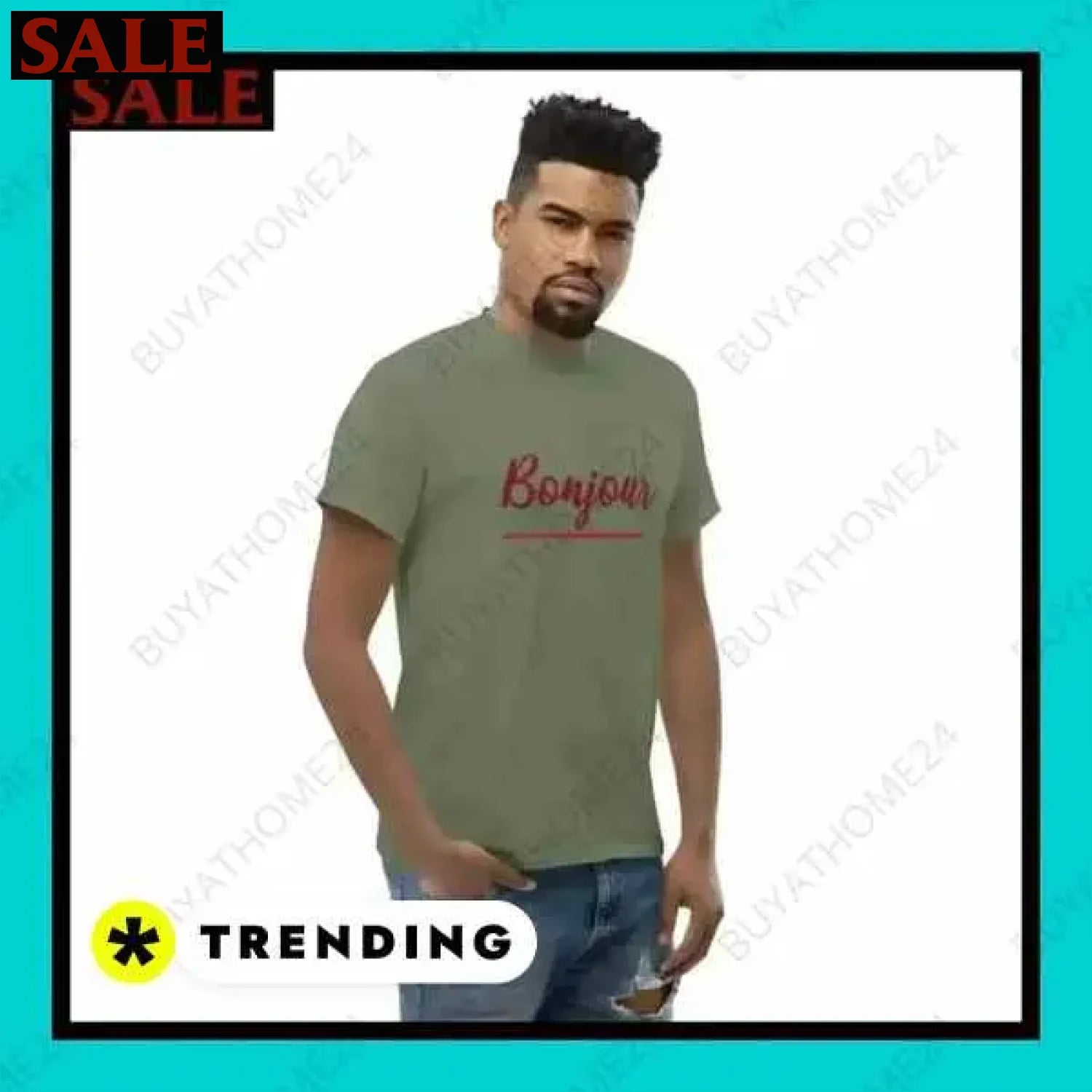 Herren Baumwolle T-Shirt in S bis 5XL für jeden Anlass  Textildruck BUYATHOME24, T-Shirts BUYATHOME24, Hoodies BUYATHOME24,  Hosen BUYATHOME24, Jacken BUYATHOME24, Schuhe BUYATHOME24