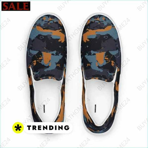 • Halbschuhe I Herren & Jungen Canvas Slipper 37 - 47,BUYATHOME24