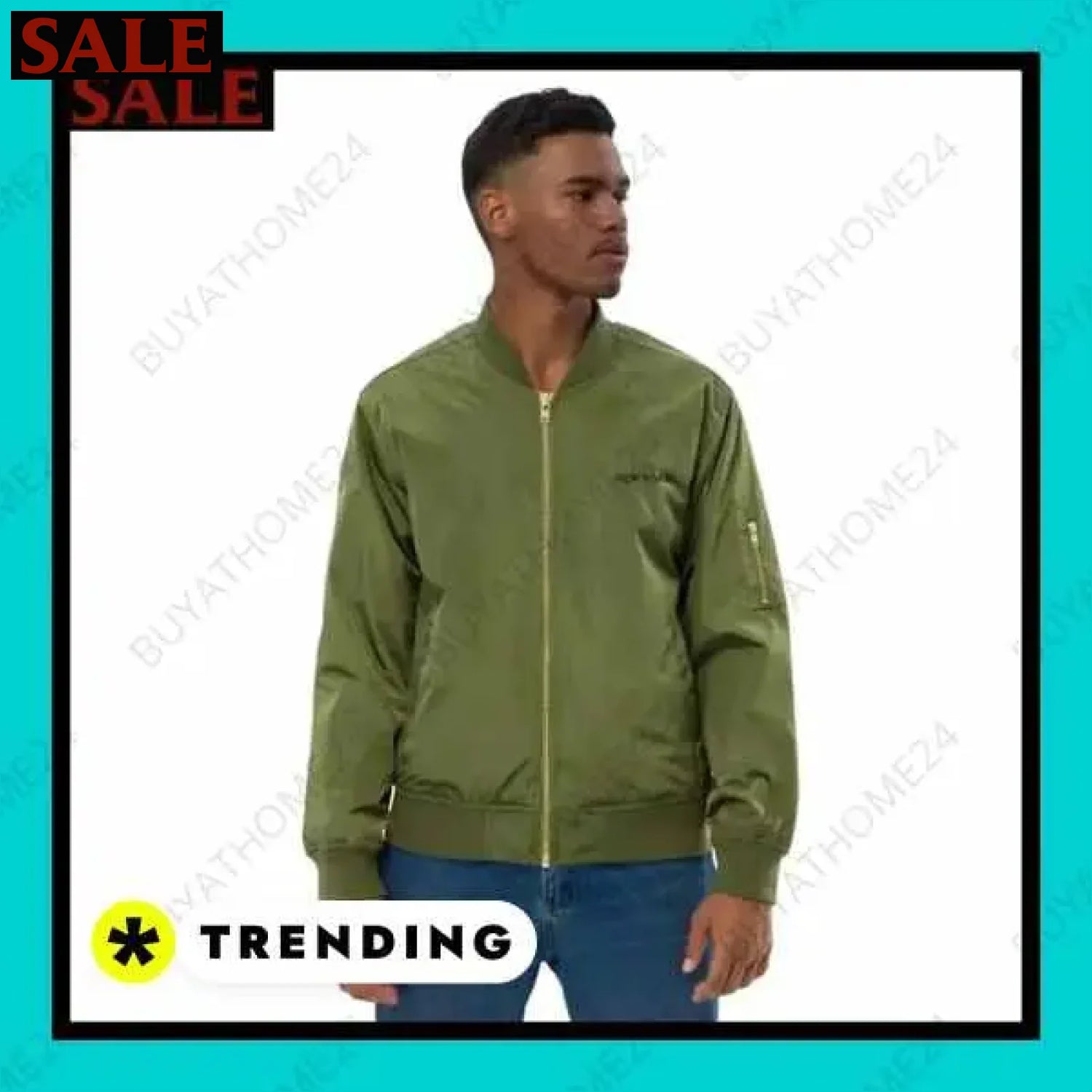 • Pilotenjacke I Herren Damen Fliegerjacke XS-3XL  Textildruck BUYATHOME24, T-Shirts BUYATHOME24, Hoodies BUYATHOME24,  Hosen BUYATHOME24, Jacken BUYATHOME24, Schuhe BUYATHOME24
