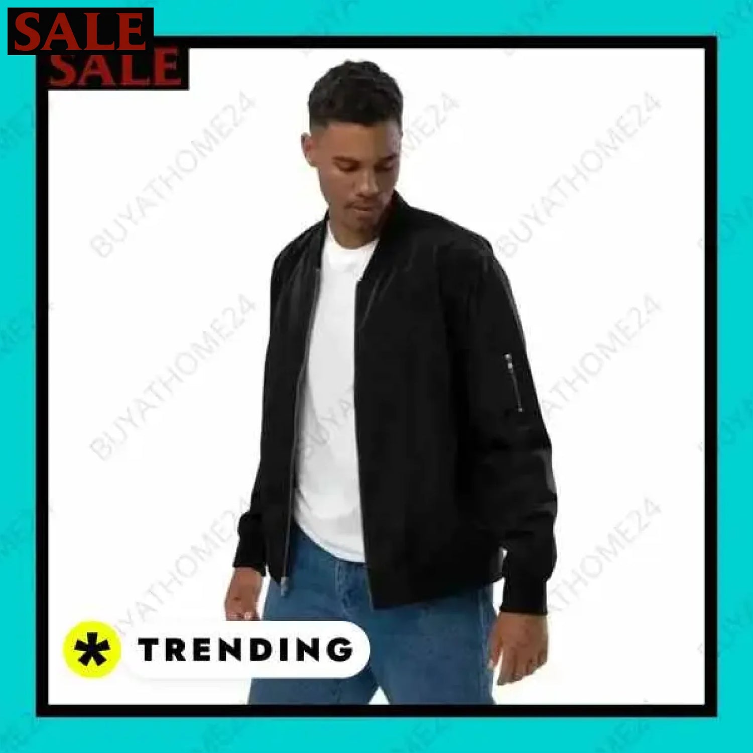 • Pilotenjacke I Herren Damen Fliegerjacke XS-3XL  Textildruck BUYATHOME24, T-Shirts BUYATHOME24, Hoodies BUYATHOME24,  Hosen BUYATHOME24, Jacken BUYATHOME24, Schuhe BUYATHOME24