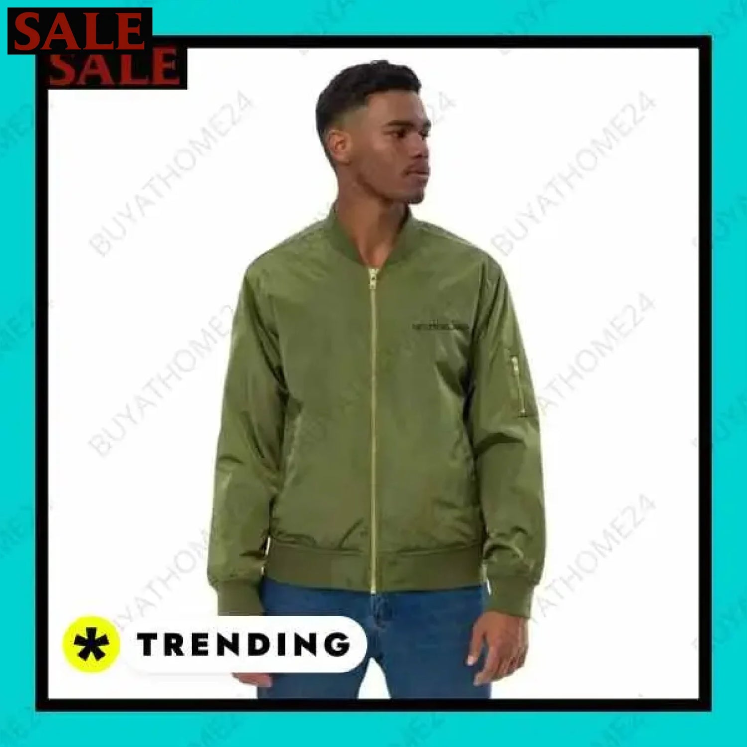 • Pilotenjacke I Herren Damen Fliegerjacke XS-3XL  Textildruck BUYATHOME24, T-Shirts BUYATHOME24, Hoodies BUYATHOME24,  Hosen BUYATHOME24, Jacken BUYATHOME24, Schuhe BUYATHOME24