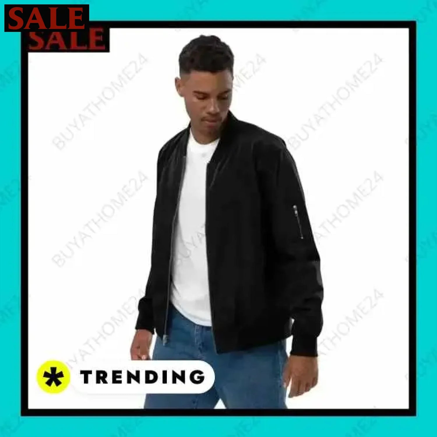 • Pilotenjacke I Herren Damen Fliegerjacke XS-3XL  Textildruck BUYATHOME24, T-Shirts BUYATHOME24, Hoodies BUYATHOME24,  Hosen BUYATHOME24, Jacken BUYATHOME24, Schuhe BUYATHOME24
