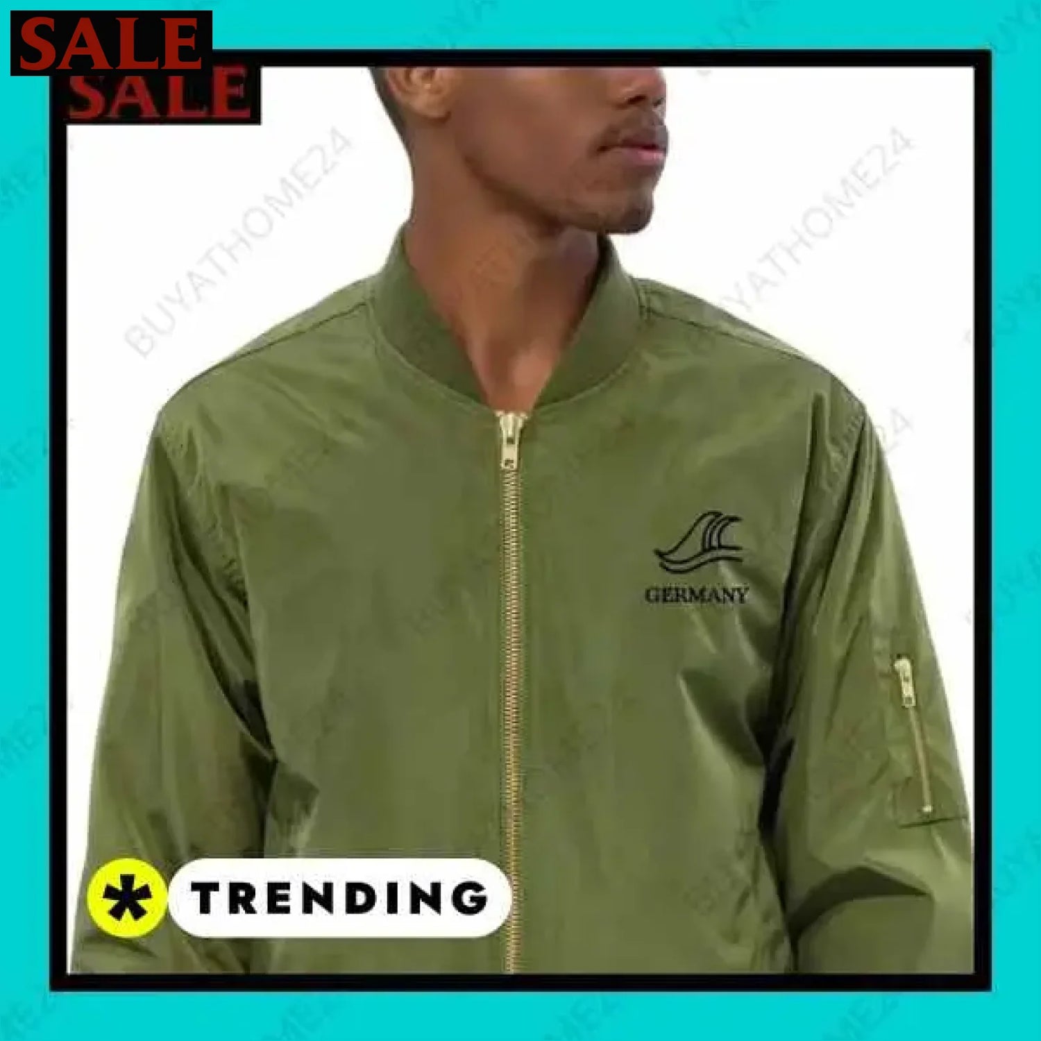 • Pilotenjacke I Herren Damen Fliegerjacke XS-3XL  Textildruck BUYATHOME24, T-Shirts BUYATHOME24, Hoodies BUYATHOME24,  Hosen BUYATHOME24, Jacken BUYATHOME24, Schuhe BUYATHOME24