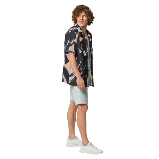 Unisex Kurzarmhemd von BUYATHOME24 mit Textildruck, atmungsaktiv, UV-Schutz UPF50+, in 2XS-6XL, modisches Design