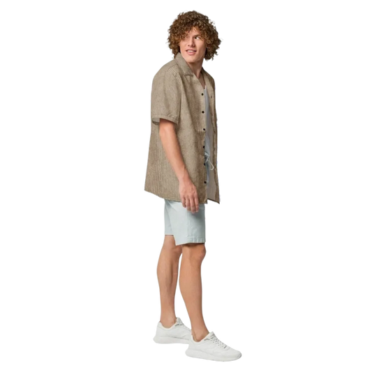 Unisex Kurzarmhemd von BUYATHOME24 aus 100% Polyester, UV-Schutz UPF50+, in 2XS bis 6XL, mit Textildruck.