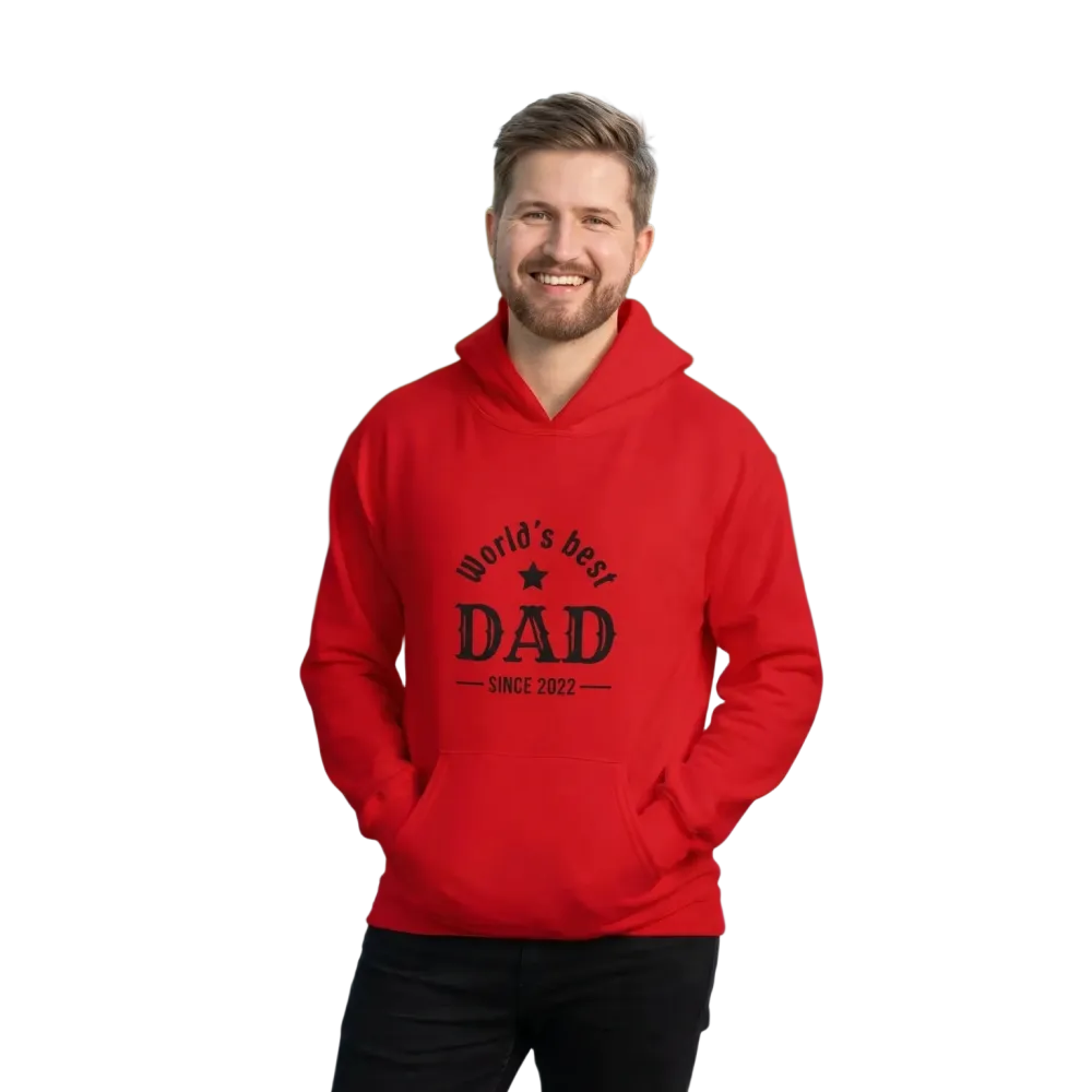 Grauer Herren Hoodie mit Geburtstagsgrafik aus Baumwolle, Kapuzenpullover in S bis 5XL, von BUYATHOME24.