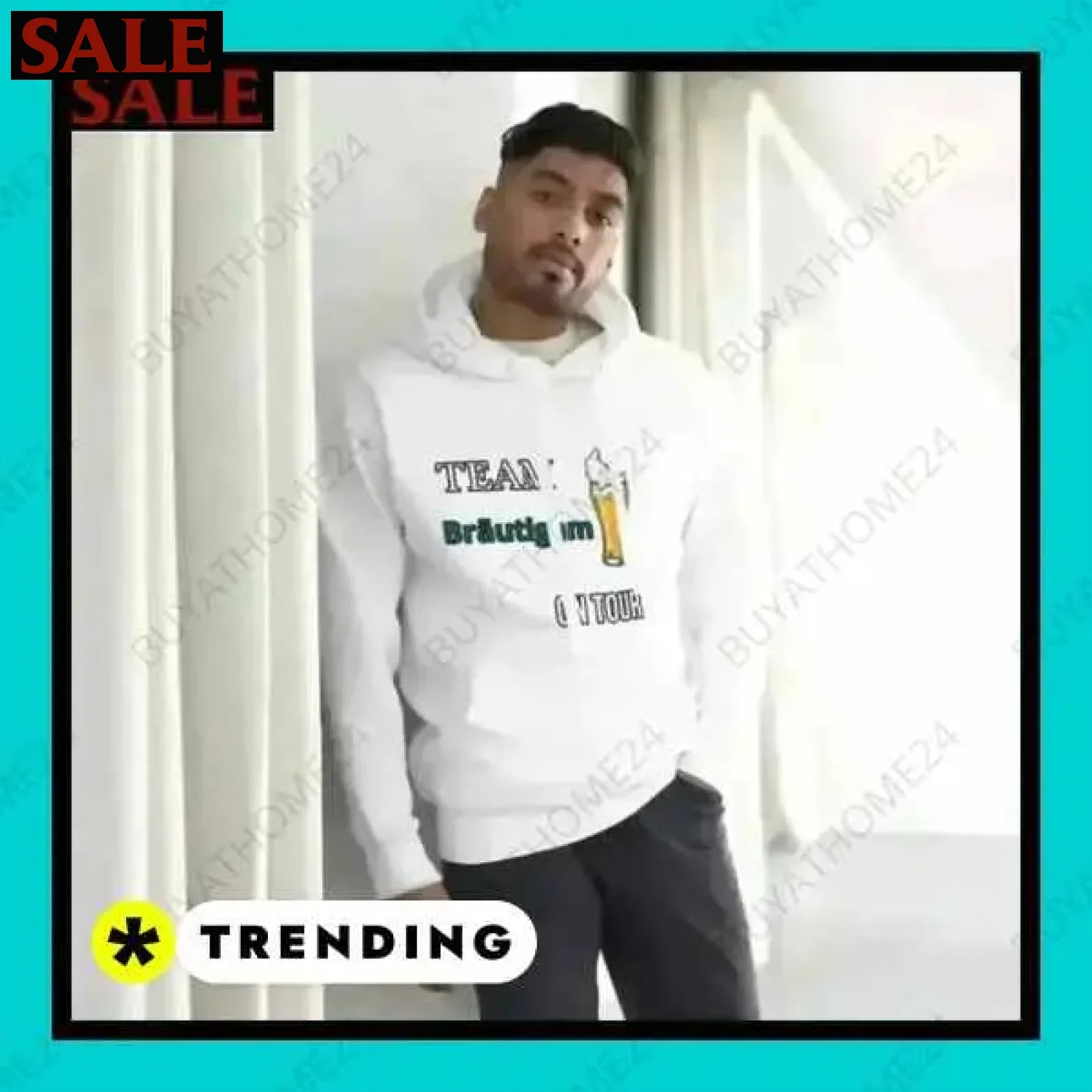Herren Hoodie kaufen bei BuyAtHome24 I Kapuzenpullover für jede Gelegenheit  Textildruck BUYATHOME24, T-Shirts BUYATHOME24, Hoodies BUYATHOME24,  Hosen BUYATHOME24, Jacken BUYATHOME24, Schuhe BUYATHOME24