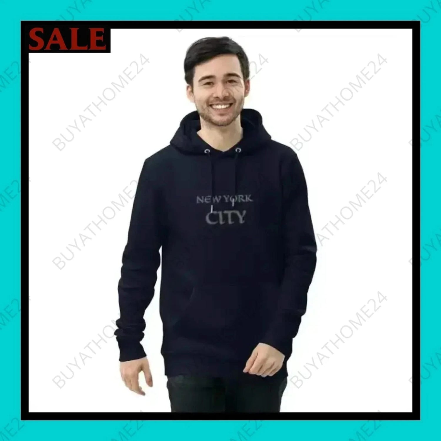 Herren Hoodie S-2XL - BUYATHOME24 - Hoodiedruck - GERMANY - HERRENMODE, Hoodie, YOUR STYLE