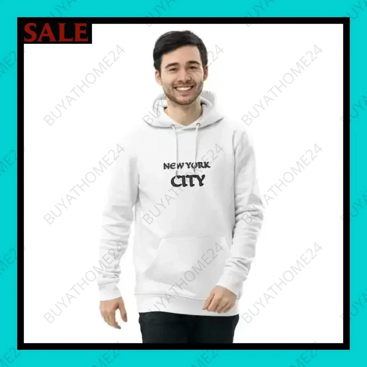 Herren Hoodie S-2XL - BUYATHOME24 - Hoodiedruck - GERMANY - HERRENMODE, Hoodie, YOUR STYLE