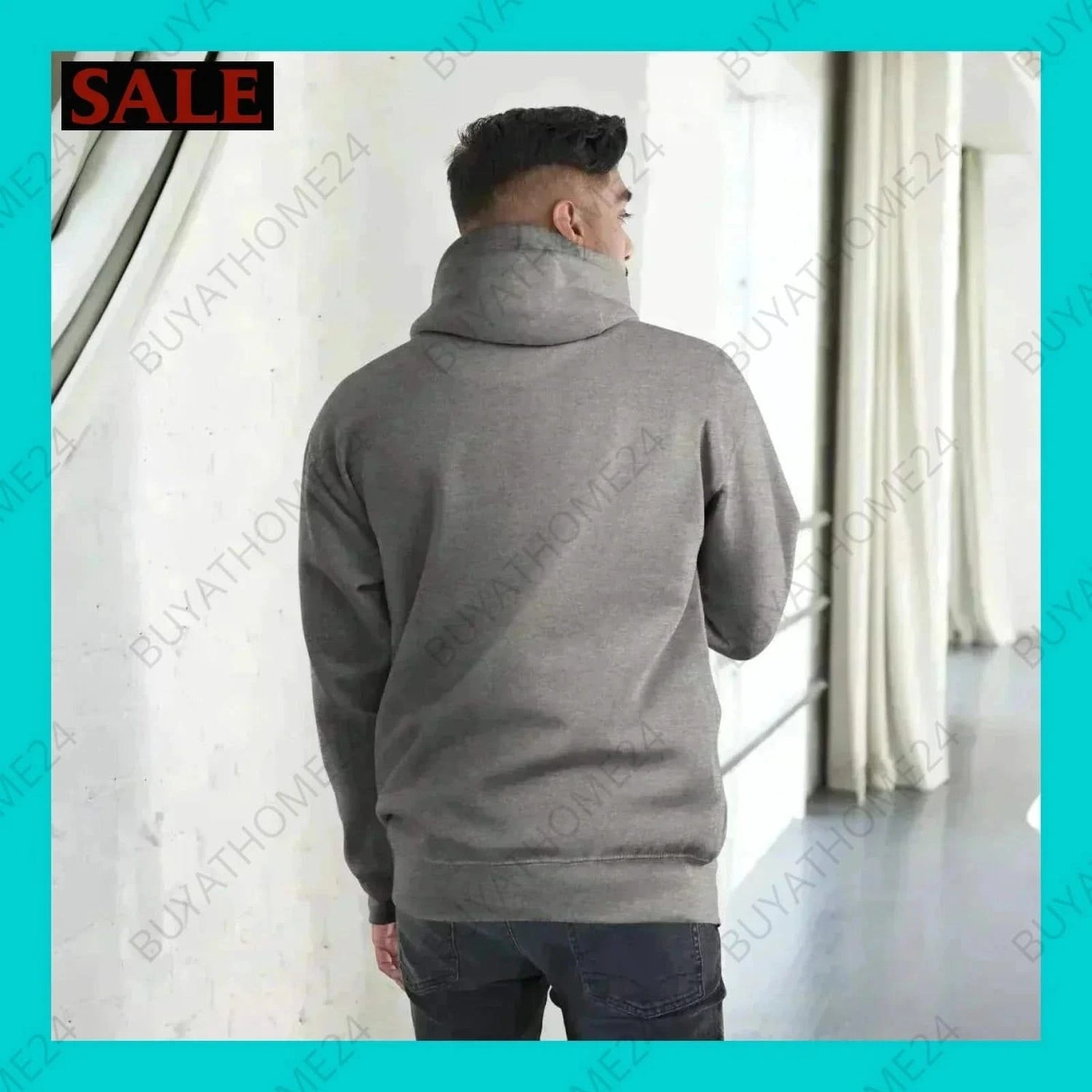 Herren Hoodie S-3XL - BUYATHOME24 - Hoodiedruck - GERMANY - HERRENMODE, Hoodie