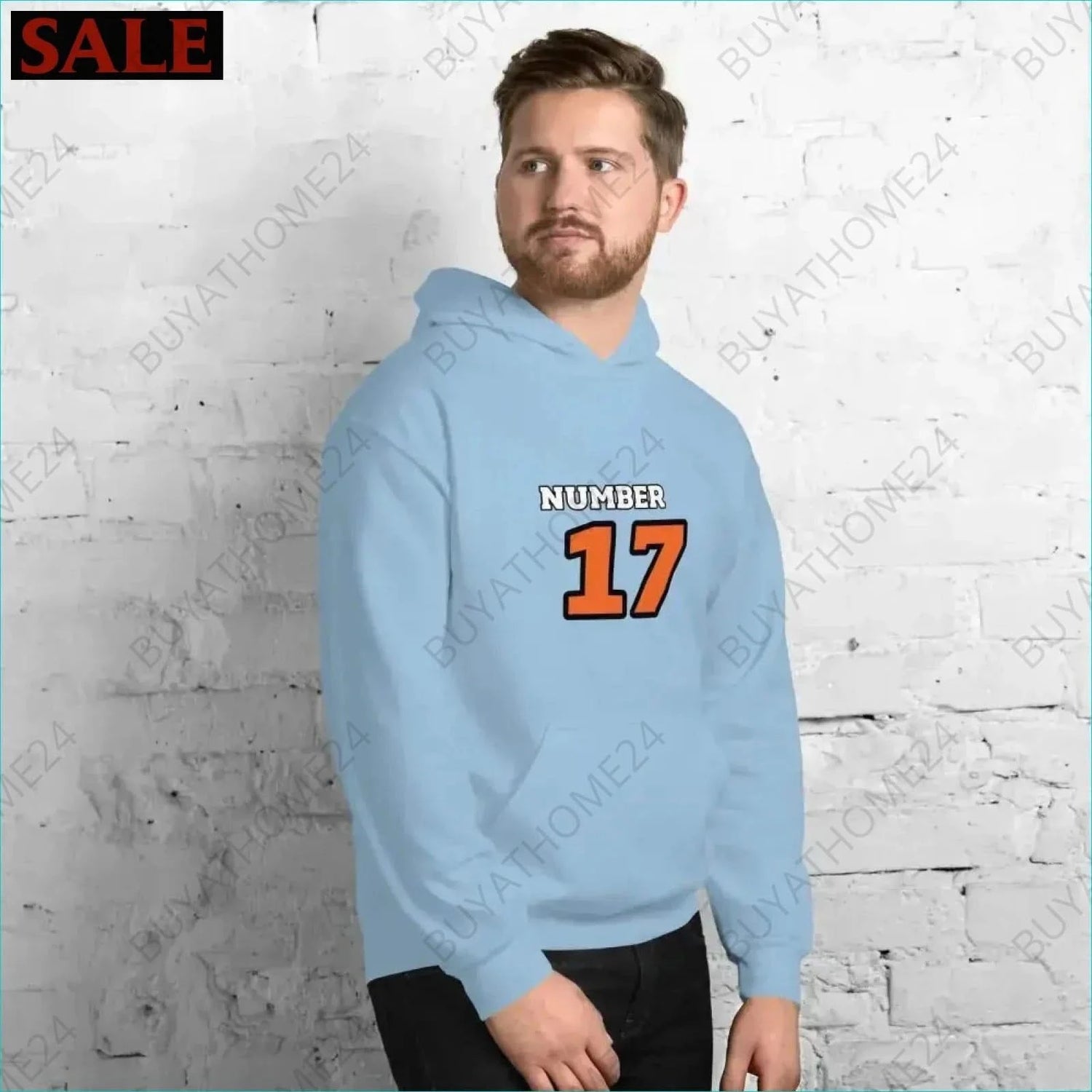 Herren Hoodie S-5XL - BUYATHOME24 - Hoodiedruck - GERMANY - HERRENMODE, Hoodie