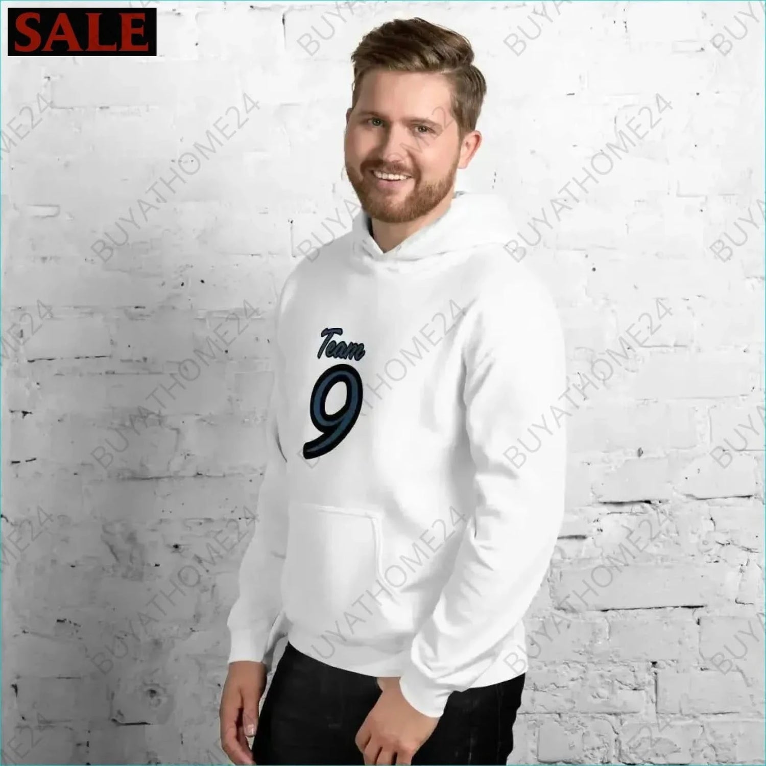 Herren Hoodie S-5XL - BUYATHOME24 - Hoodiedruck - GERMANY - HERRENMODE, Hoodie