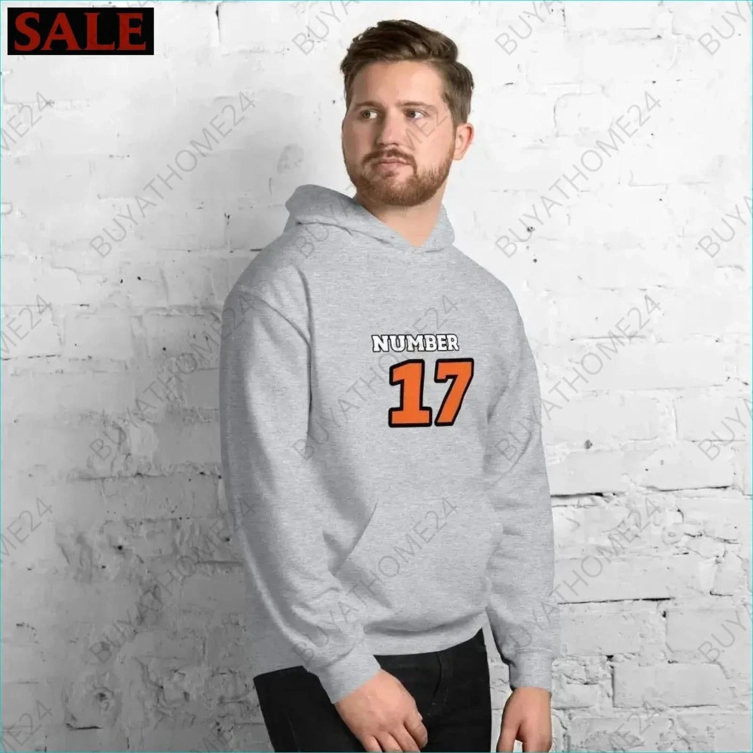 Herren Hoodie S-5XL - BUYATHOME24 - Hoodiedruck - GERMANY - HERRENMODE, Hoodie