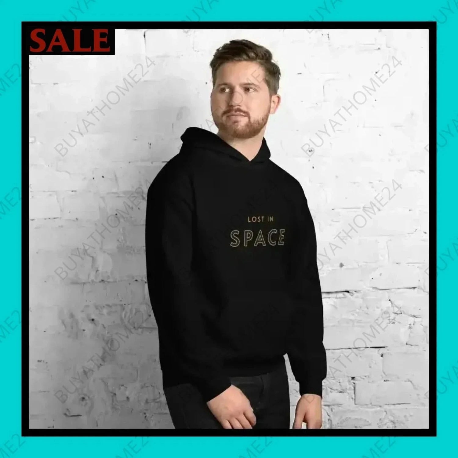 Herren Hoodie S-5XL - BUYATHOME24 - Hoodiedruck - GERMANY - HERRENMODE, Hoodie