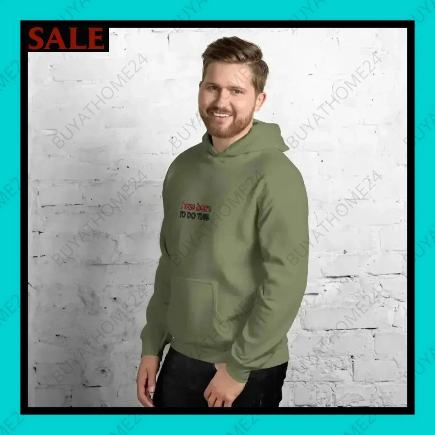 Herren Hoodie S-5XL - BUYATHOME24 - Hoodiedruck - GERMANY - HERRENMODE, Hoodie, YOUR STYLE