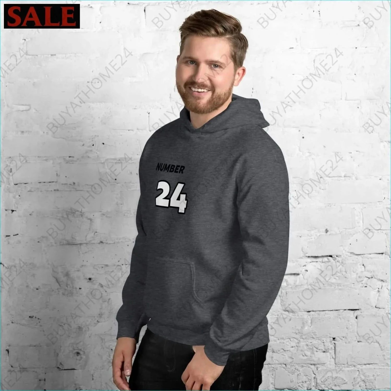 Herren Hoodie S-5XL - BUYATHOME24 - Hoodiedruck - GERMANY - HERRENMODE, Hoodie