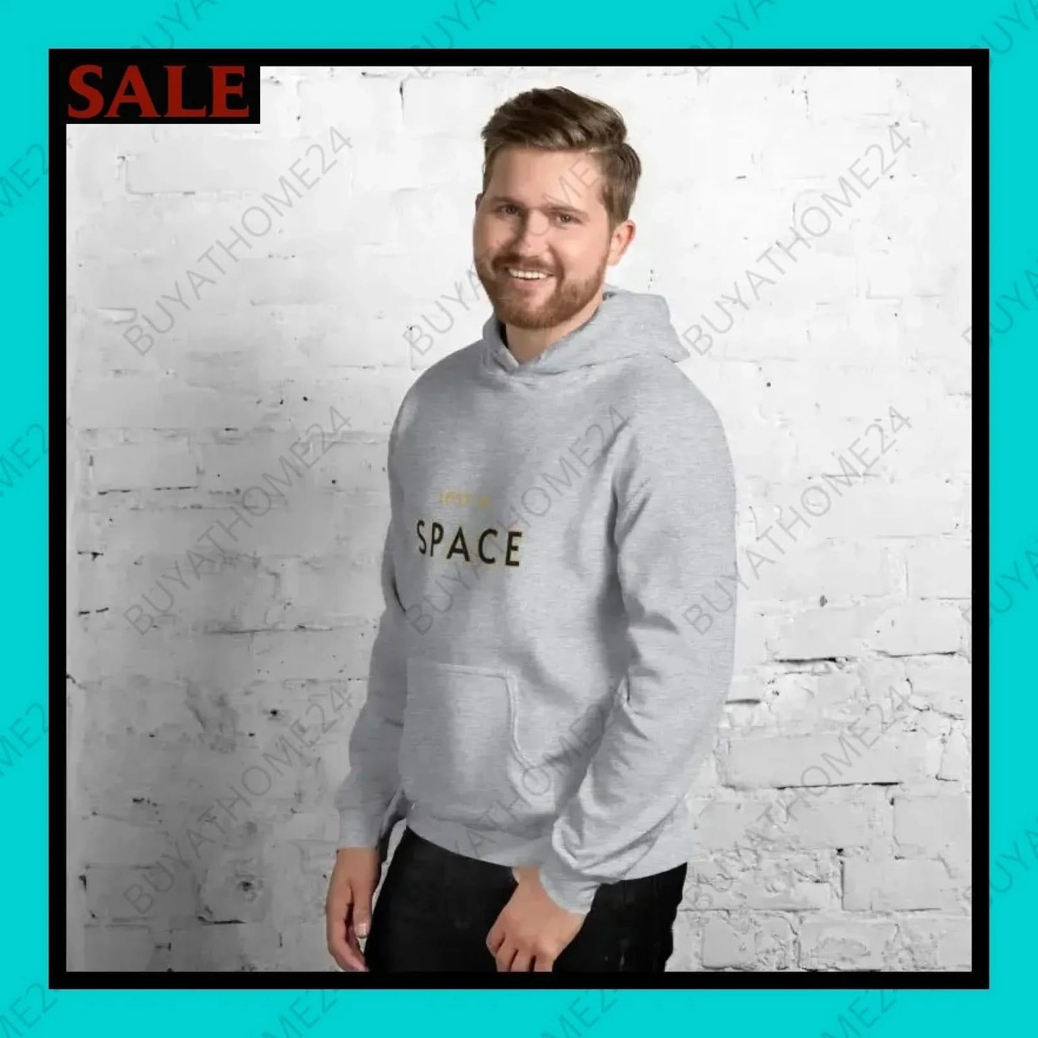 Herren Hoodie S-5XL - BUYATHOME24 - Hoodiedruck - GERMANY - HERRENMODE, Hoodie