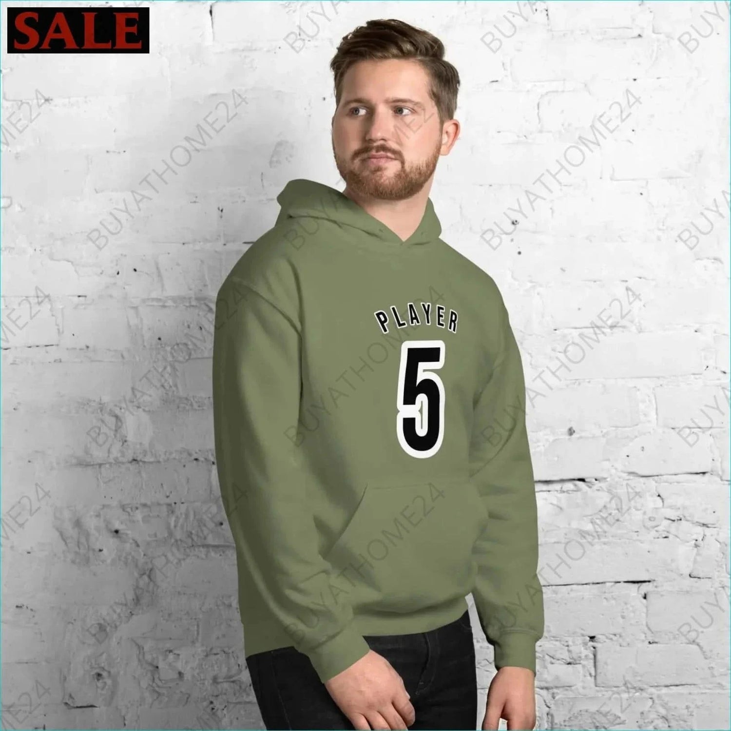 Herren Hoodie S-5XL - BUYATHOME24 - Hoodiedruck - GERMANY - HERRENMODE, Hoodie