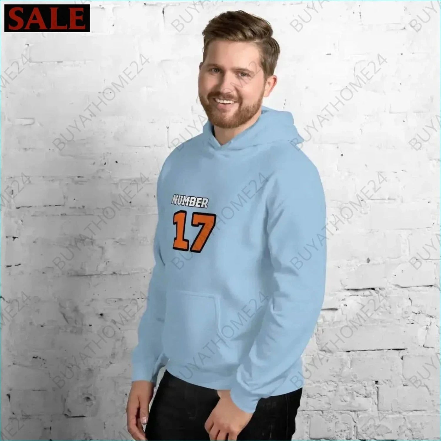 Herren Hoodie S-5XL - BUYATHOME24 - Hoodiedruck - GERMANY - HERRENMODE, Hoodie