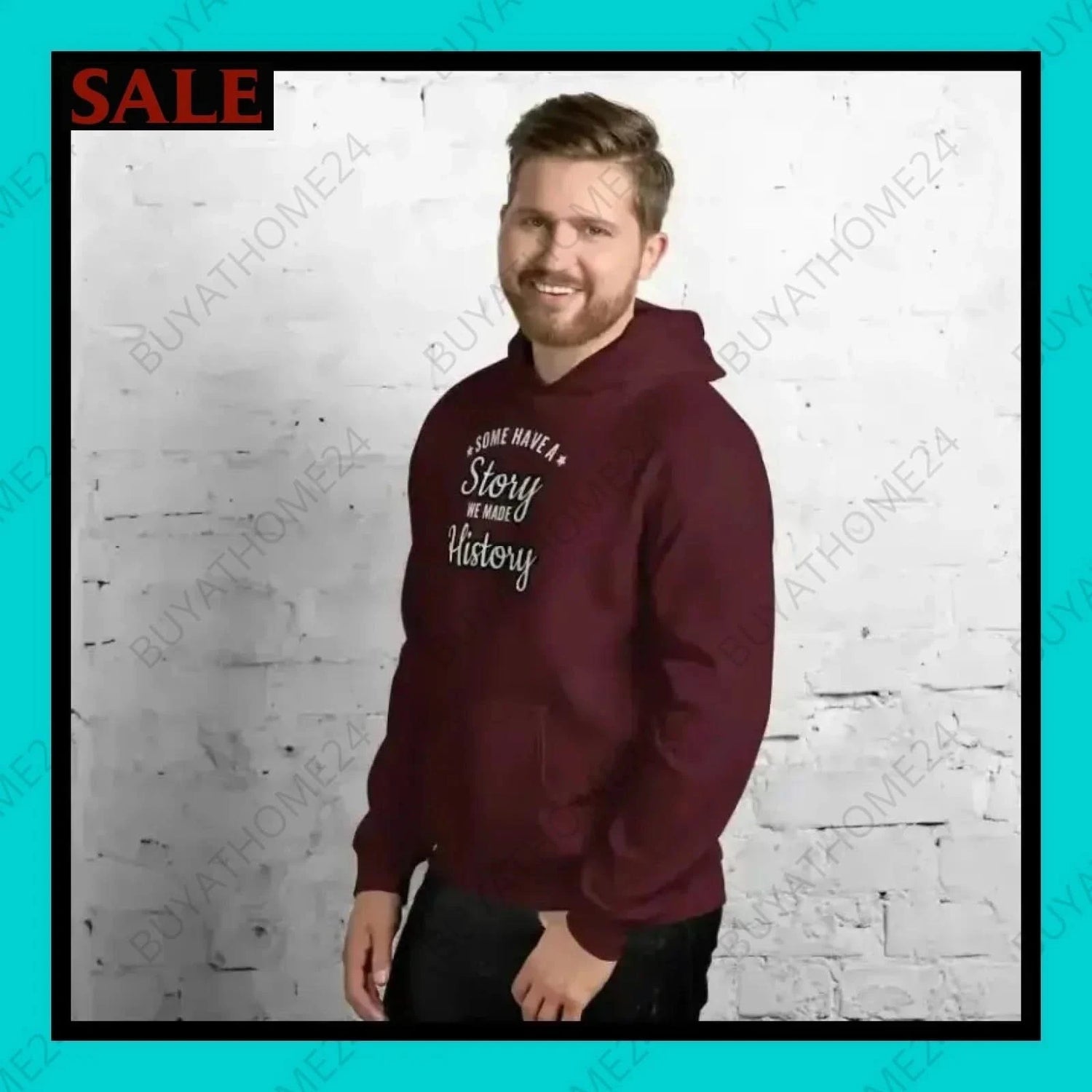 Herren Hoodie S-5XL - BUYATHOME24 - Hoodiedruck - GERMANY - ABITUR, HERRENMODE, Hoodie