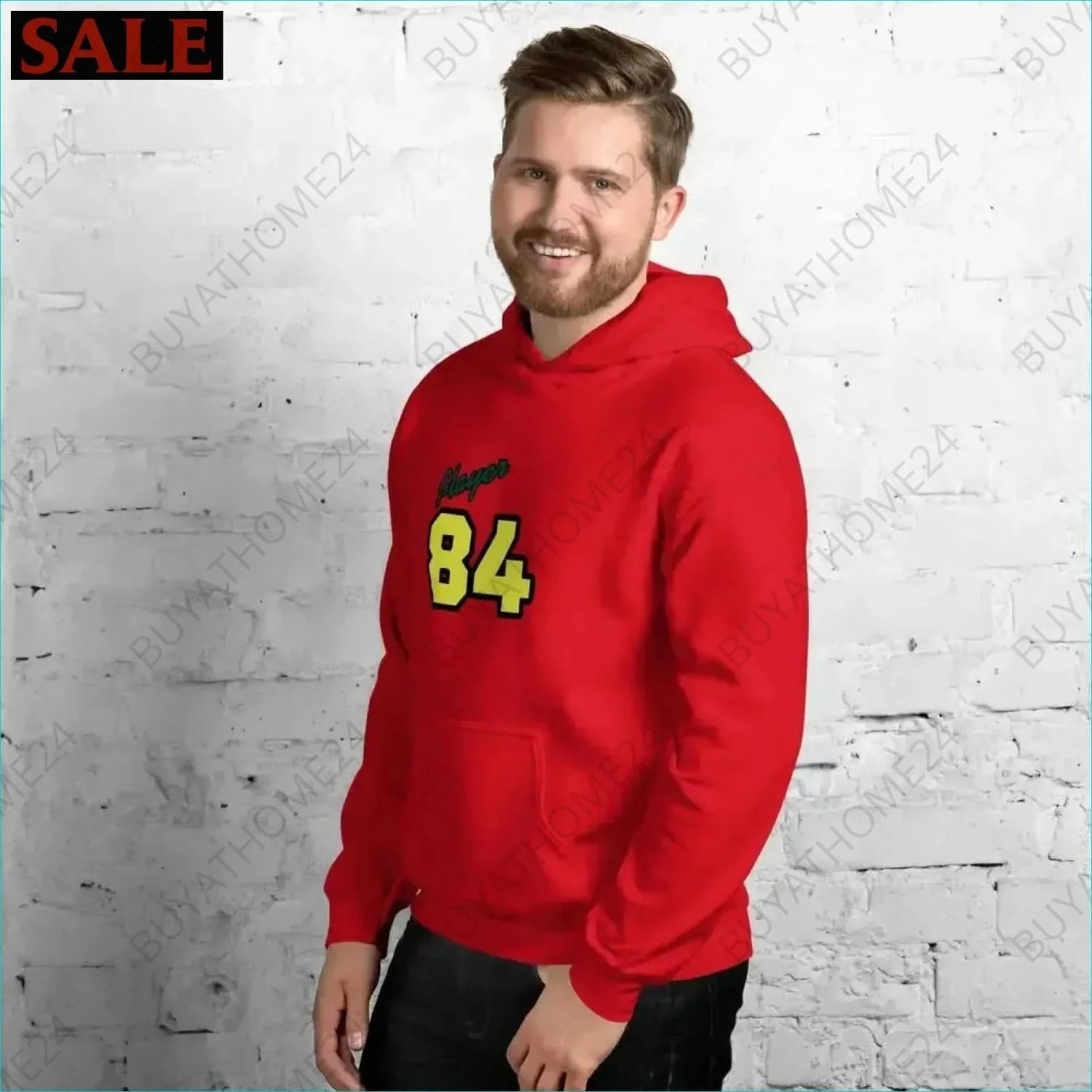 Herren Hoodie S-5XL - BUYATHOME24 - Hoodiedruck - GERMANY - HERRENMODE, Hoodie