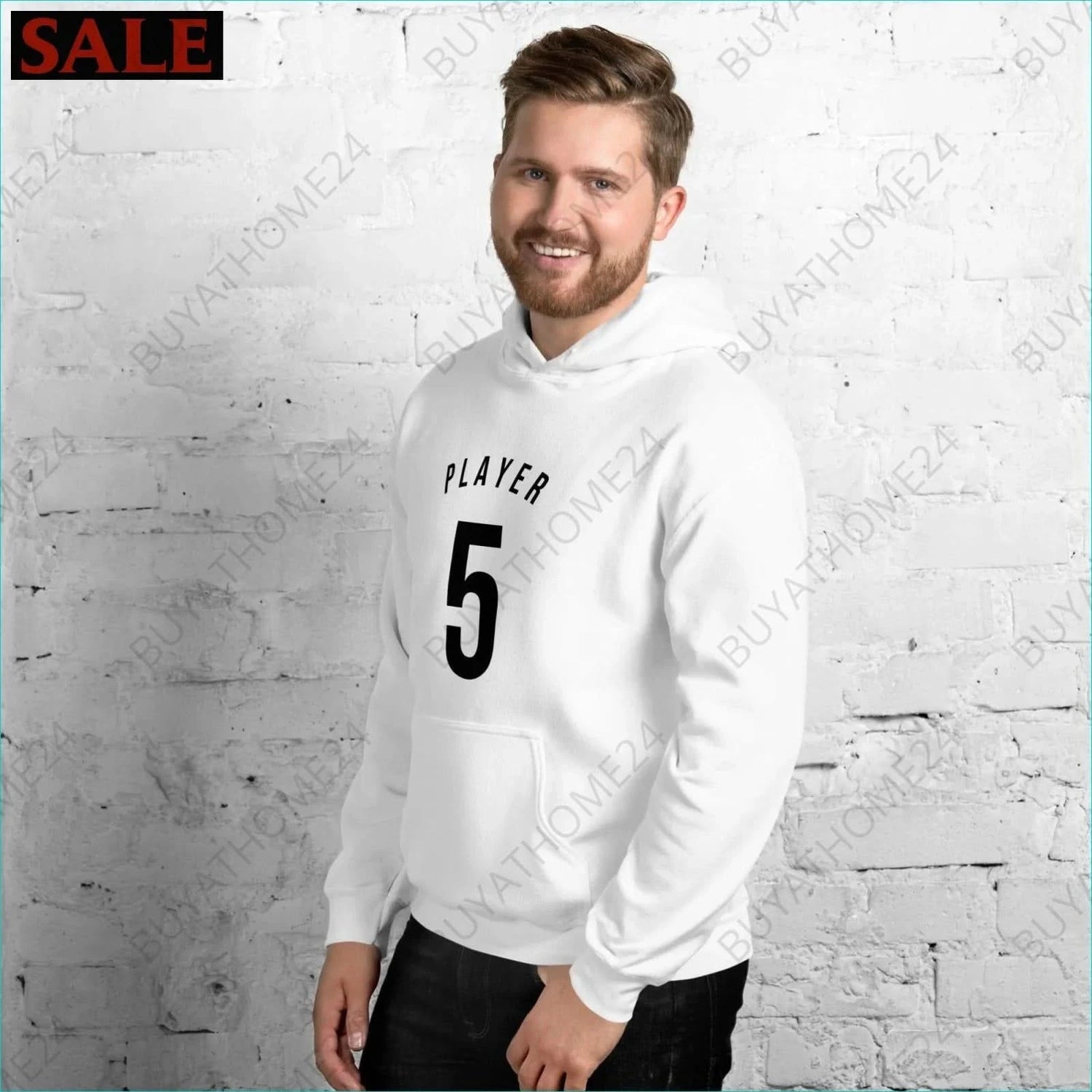 Herren Hoodie S-5XL - BUYATHOME24 - Hoodiedruck - GERMANY - HERRENMODE, Hoodie