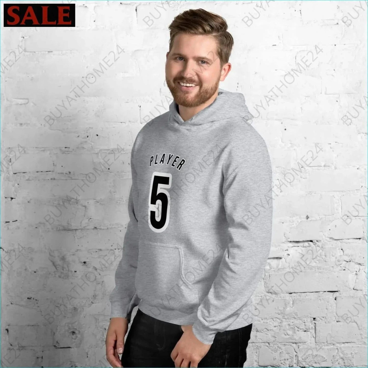 Herren Hoodie S-5XL - BUYATHOME24 - Hoodiedruck - GERMANY - HERRENMODE, Hoodie