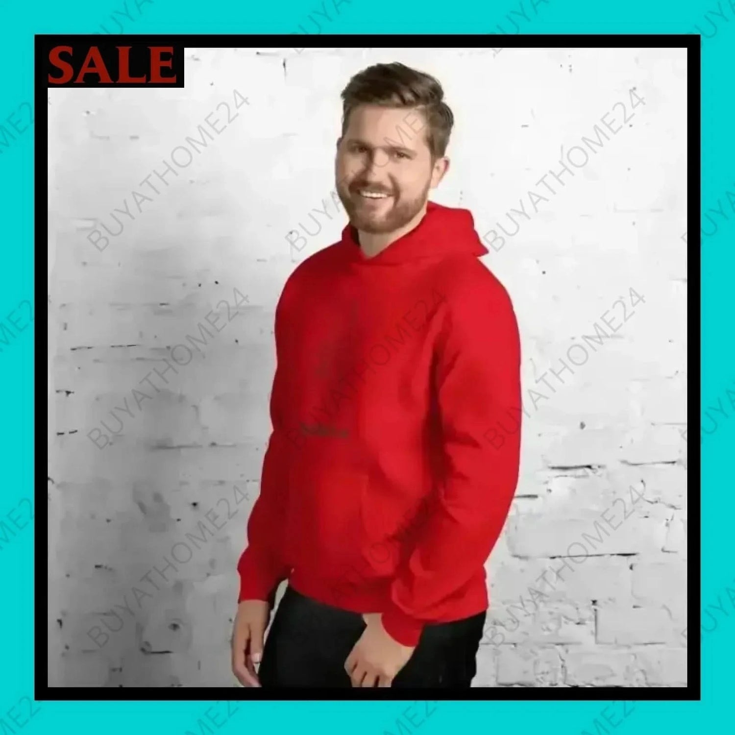 Herren Hoodie S-5XL - BUYATHOME24 - Hoodiedruck - GERMANY - HERRENMODE, Hoodie, YOUR STYLE