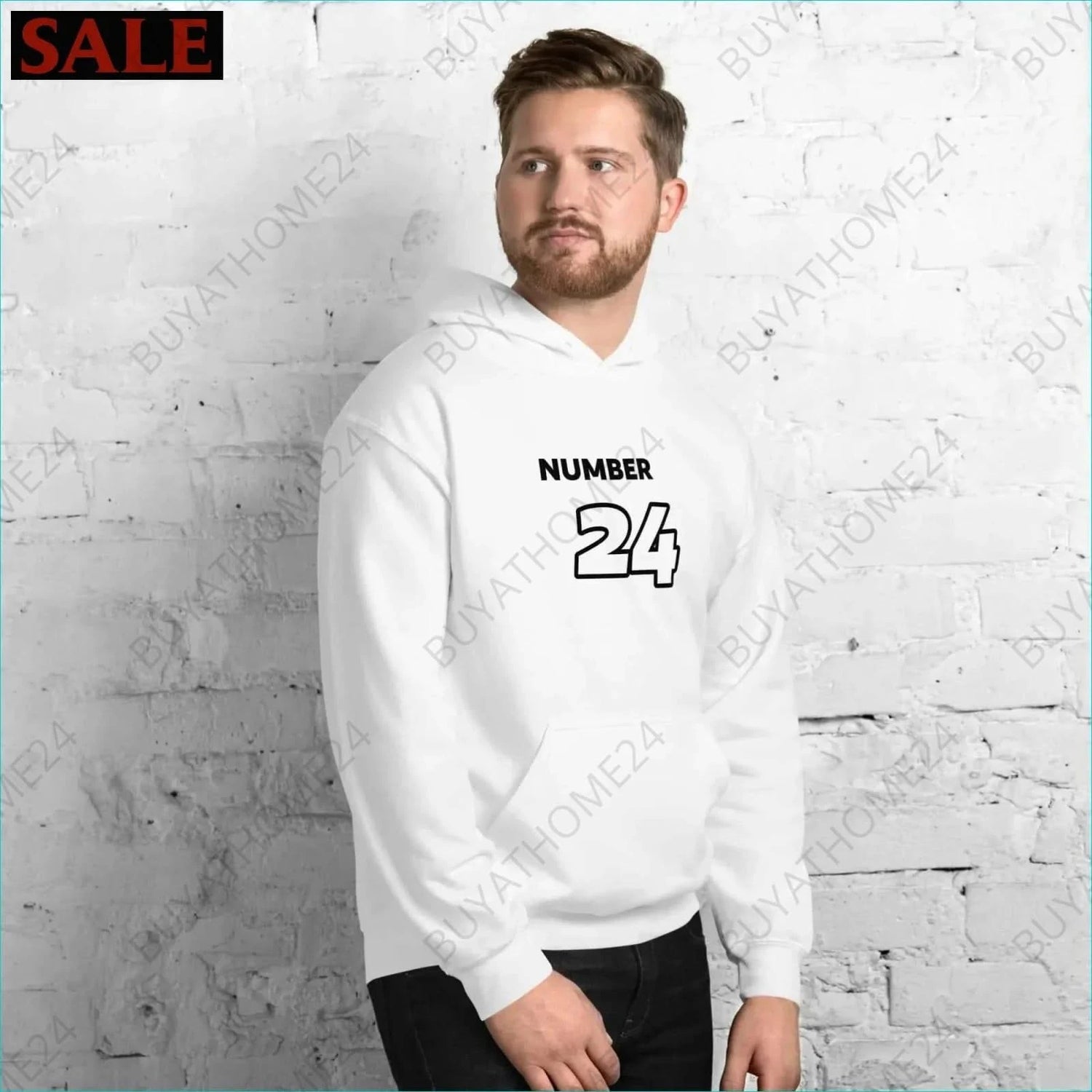 Herren Hoodie S-5XL - BUYATHOME24 - Hoodiedruck - GERMANY - HERRENMODE, Hoodie