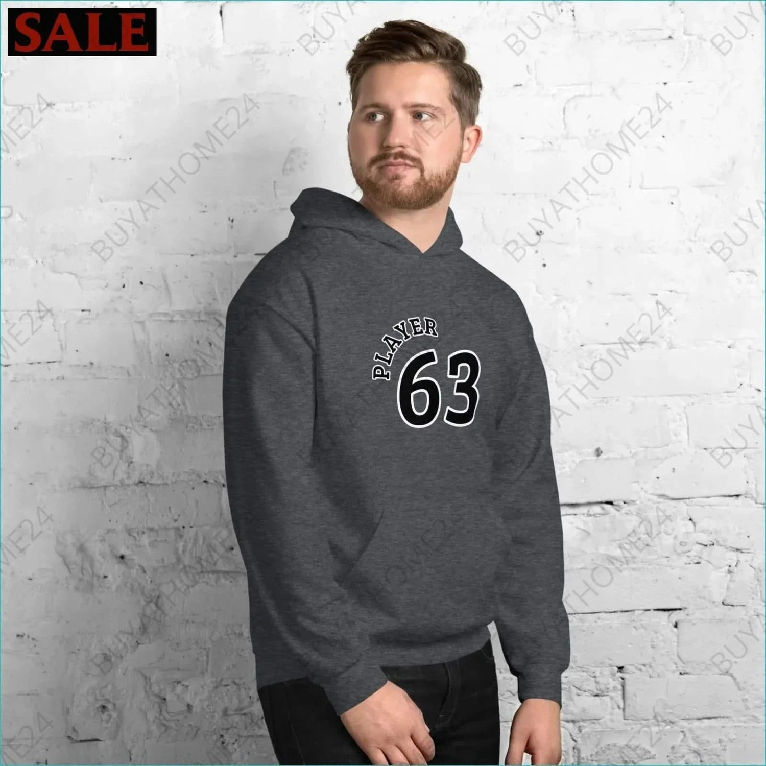 Herren Hoodie S-5XL - BUYATHOME24 - Hoodiedruck - GERMANY - HERRENMODE, Hoodie