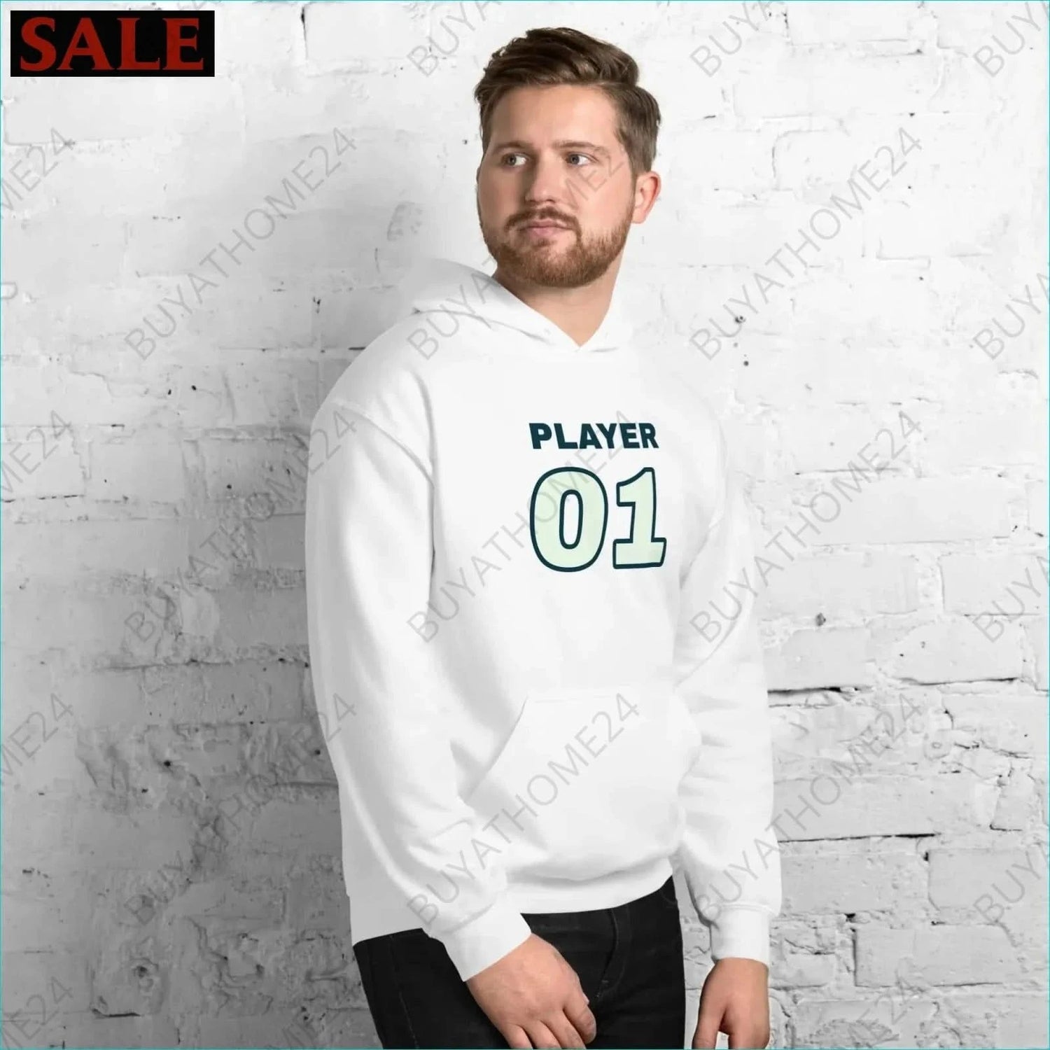 Herren Hoodie S-5XL - BUYATHOME24 - Hoodiedruck - GERMANY - HERRENMODE, Hoodie