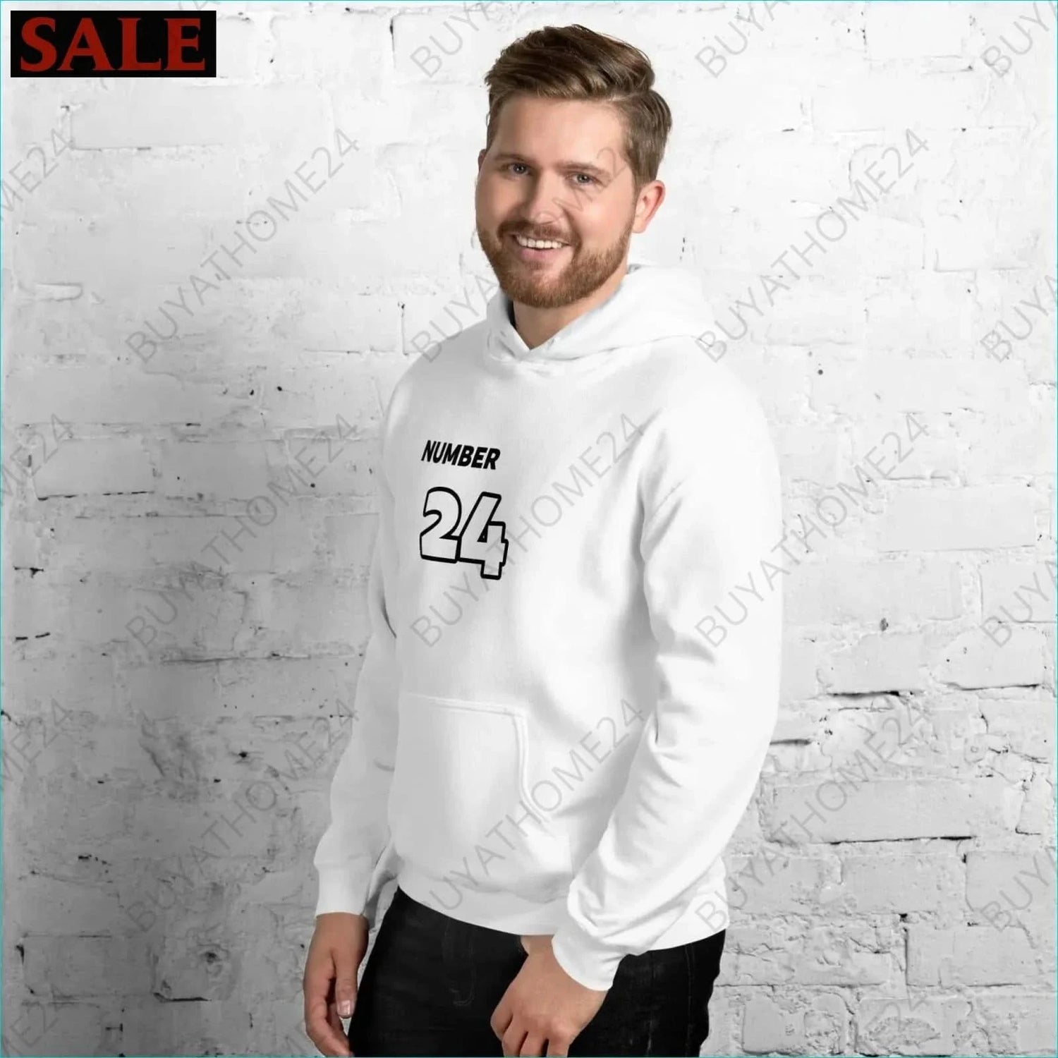 Herren Hoodie S-5XL - BUYATHOME24 - Hoodiedruck - GERMANY - HERRENMODE, Hoodie