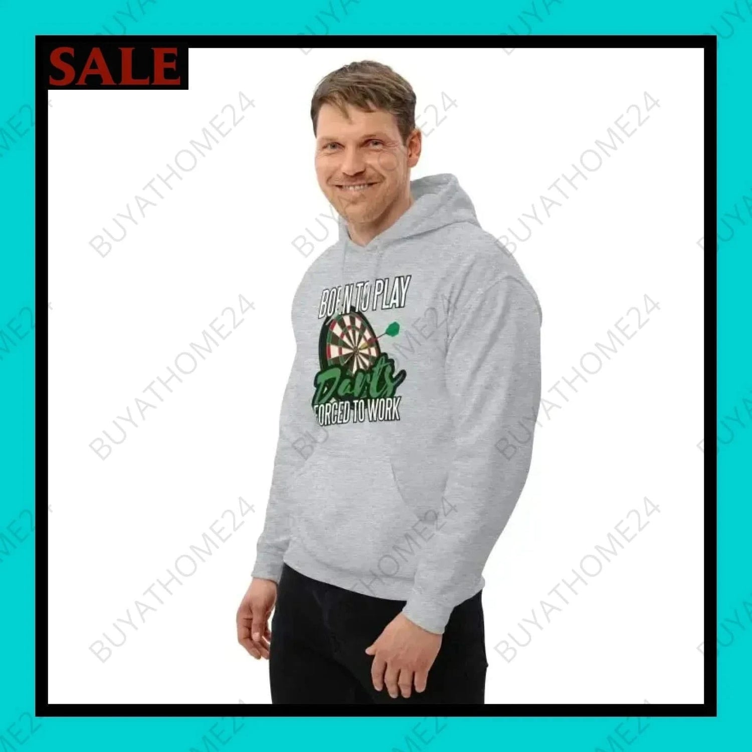 Herren Hoodie S-5XL - BUYATHOME24 - Hoodiedruck - GERMANY - HERRENMODE, Hoodie