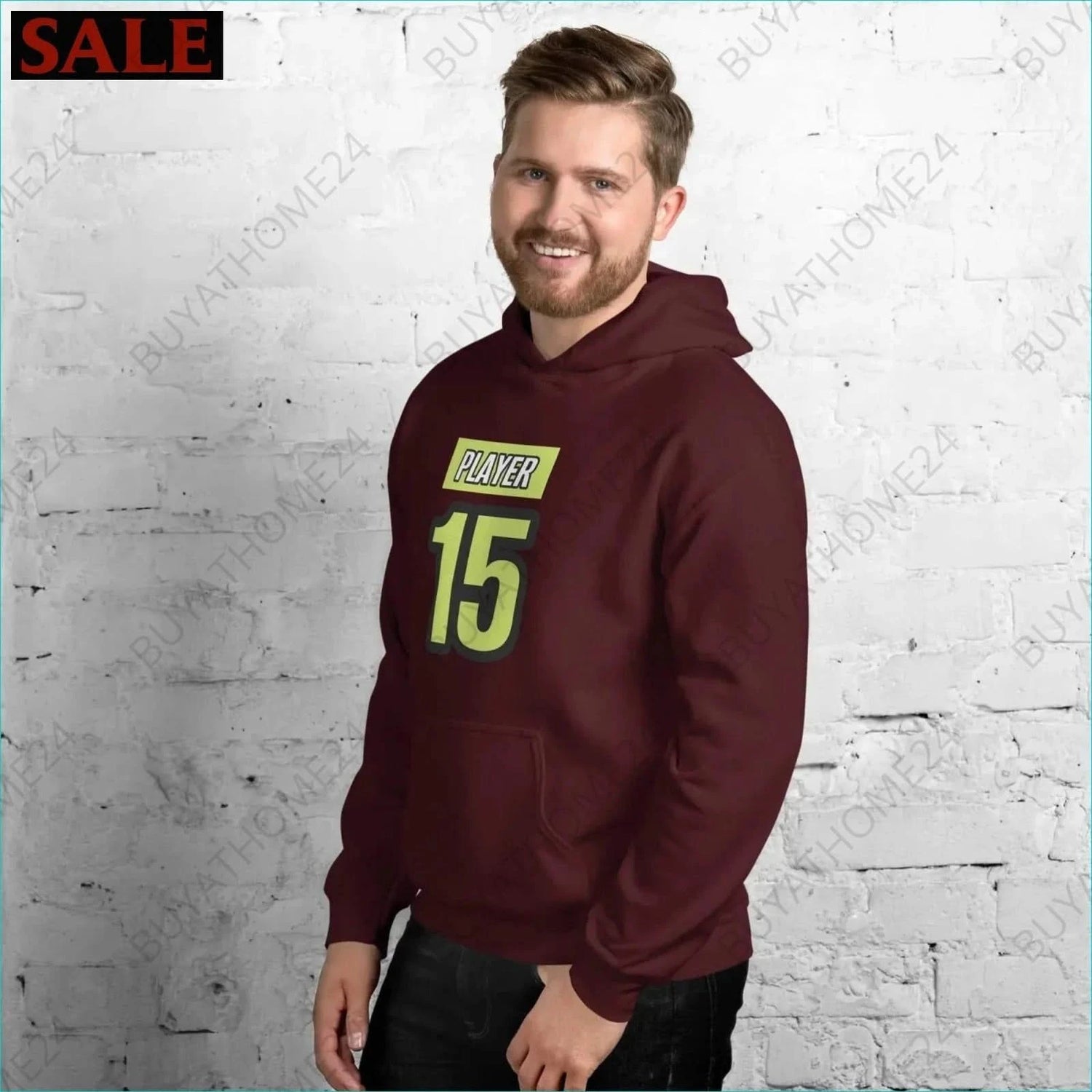 Herren Hoodie S-5XL - BUYATHOME24 - Hoodiedruck - GERMANY - HERRENMODE, Hoodie