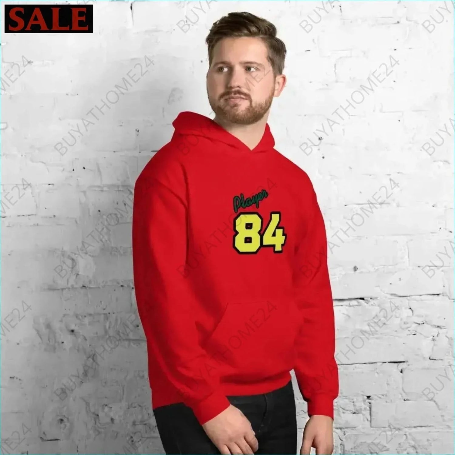 Herren Hoodie S-5XL - BUYATHOME24 - Hoodiedruck - GERMANY - HERRENMODE, Hoodie