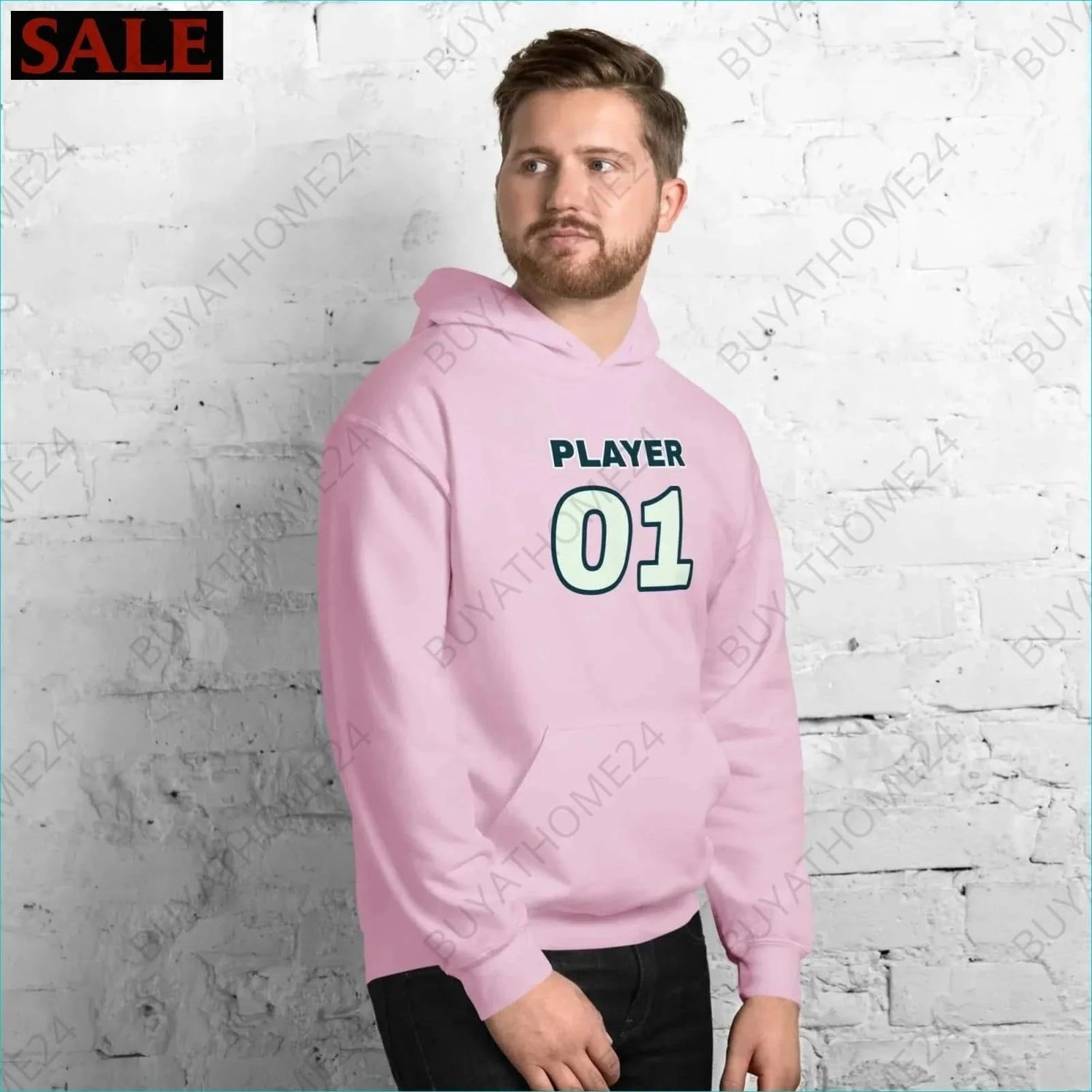 Herren Hoodie S-5XL - BUYATHOME24 - Hoodiedruck - GERMANY - HERRENMODE, Hoodie