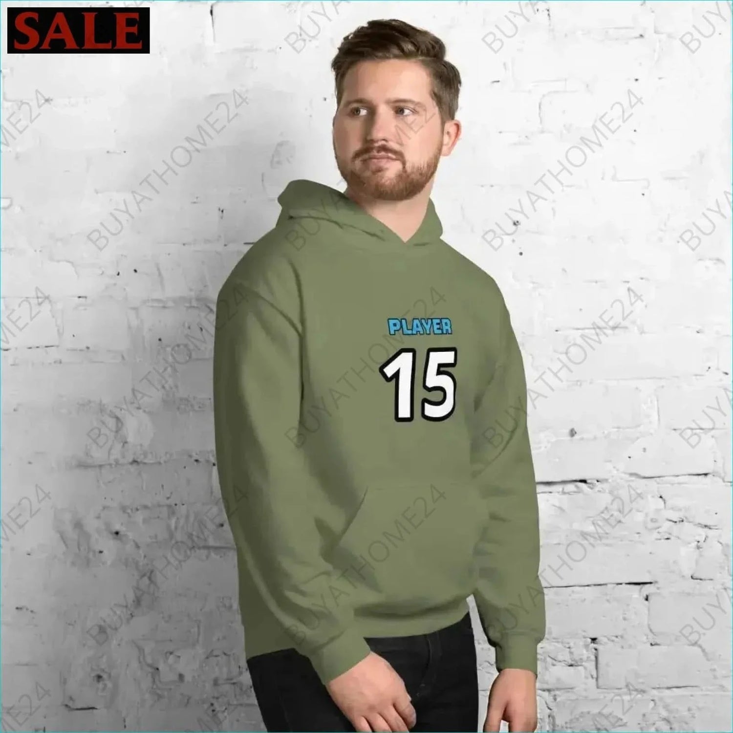 Herren Hoodie S-5XL - BUYATHOME24 - Hoodiedruck - GERMANY - HERRENMODE, Hoodie