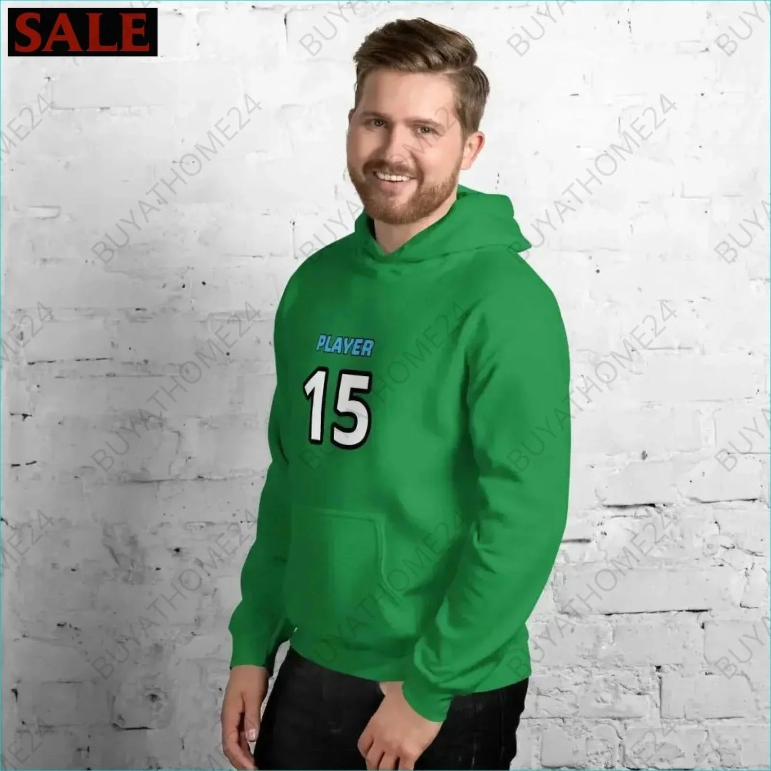 Herren Hoodie S-5XL - BUYATHOME24 - Hoodiedruck - GERMANY - HERRENMODE, Hoodie