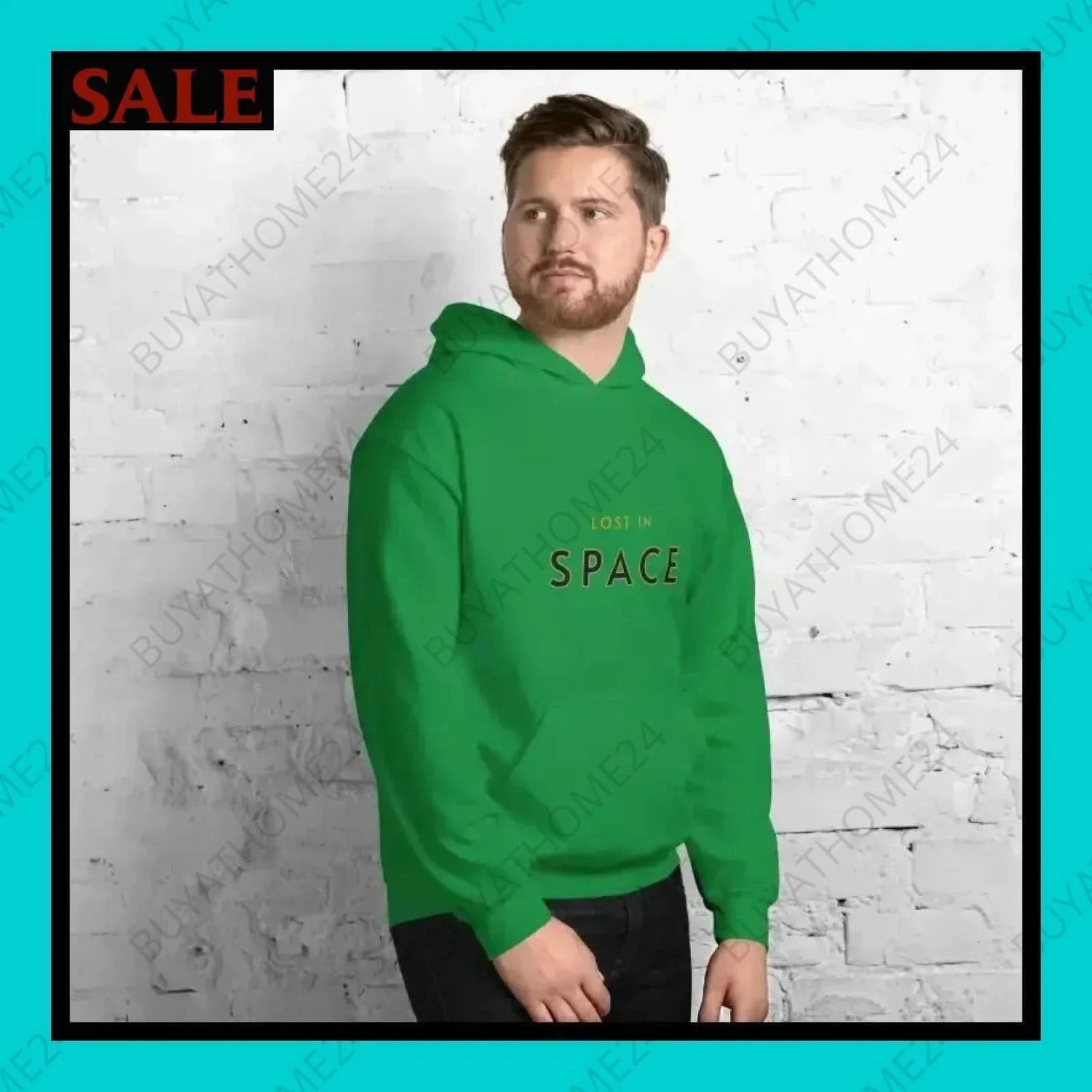 Herren Hoodie S-5XL - BUYATHOME24 - Hoodiedruck - GERMANY - HERRENMODE, Hoodie