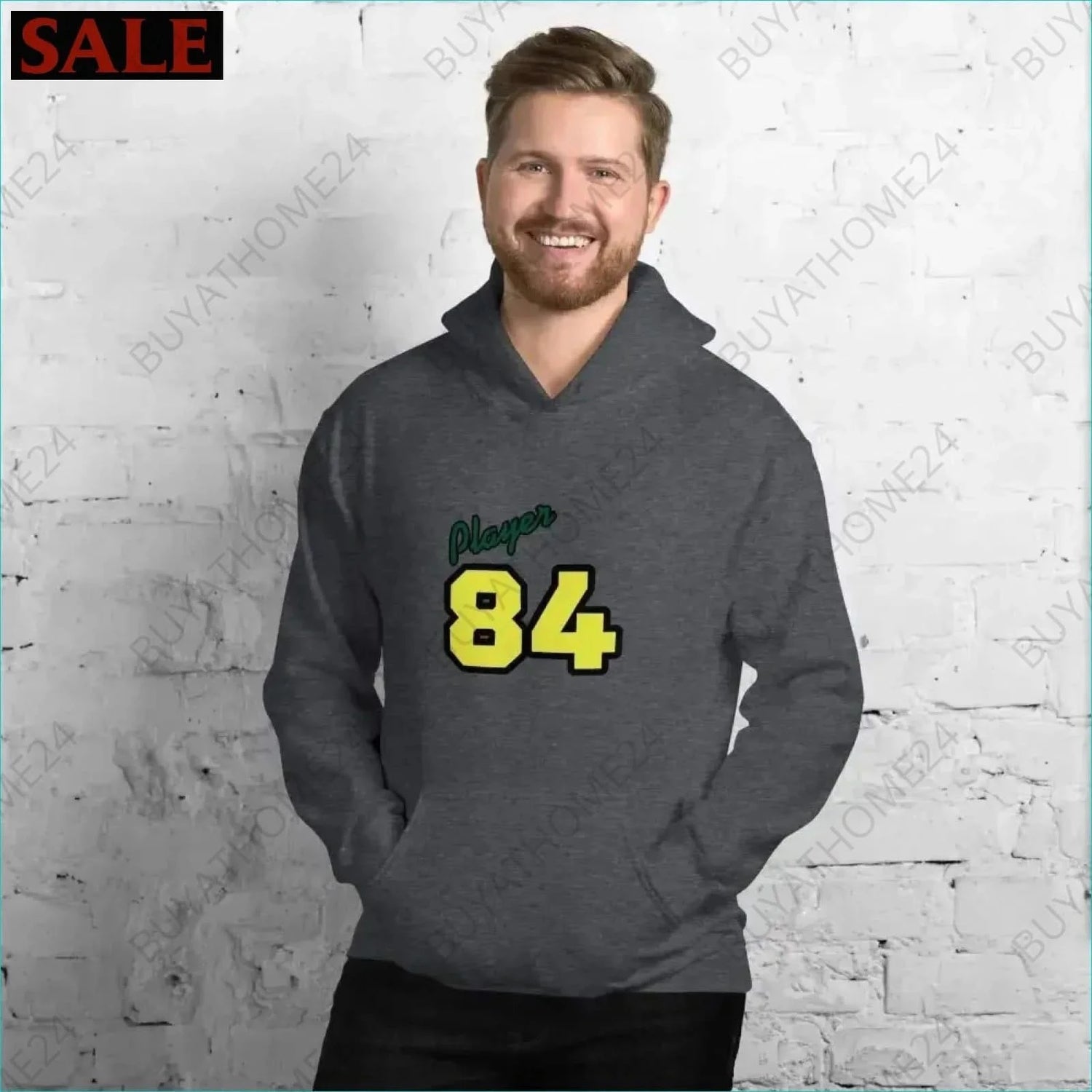 Herren Hoodie S-5XL - BUYATHOME24 - Hoodiedruck - GERMANY - HERRENMODE, Hoodie