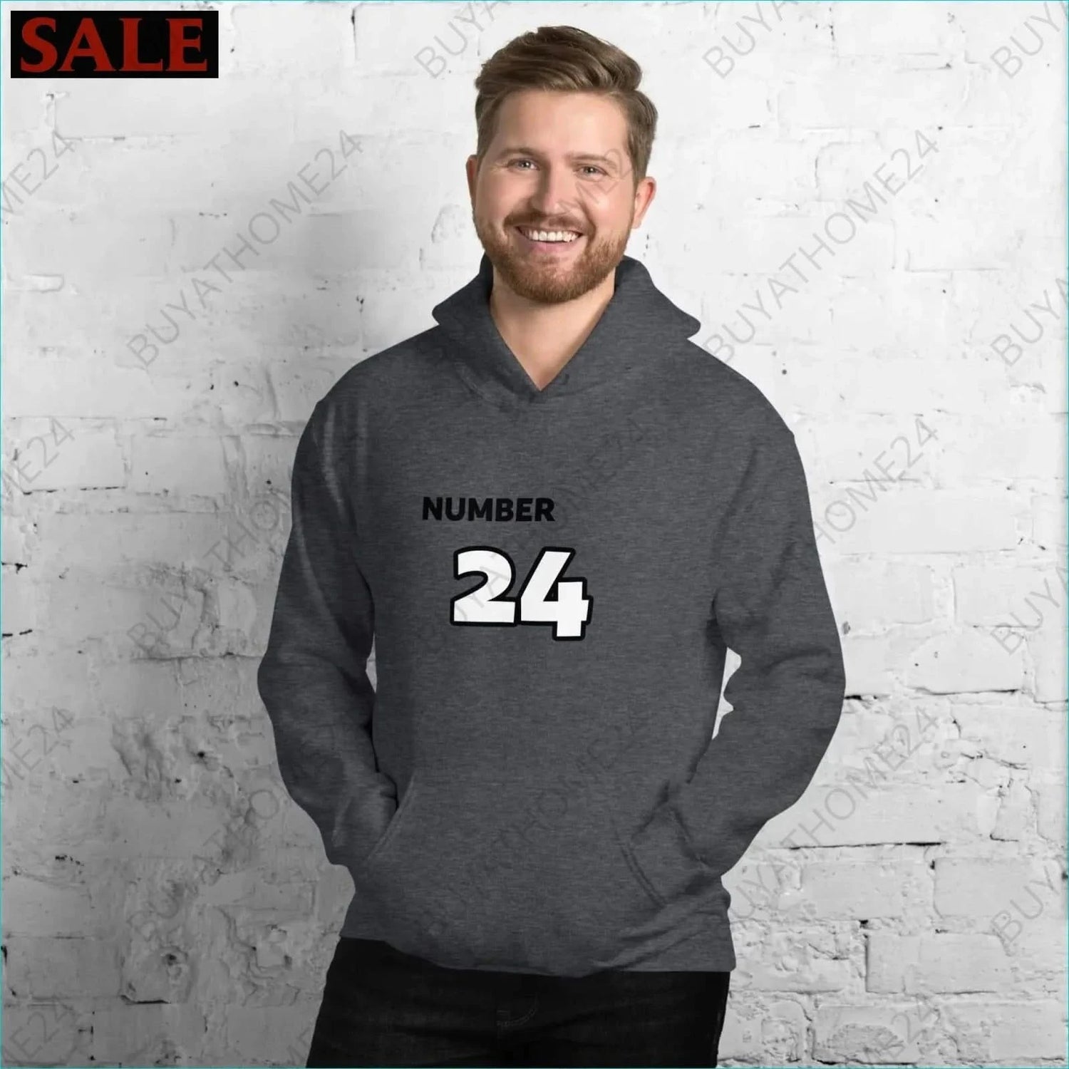 Herren Hoodie S-5XL - BUYATHOME24 - Hoodiedruck - GERMANY - HERRENMODE, Hoodie