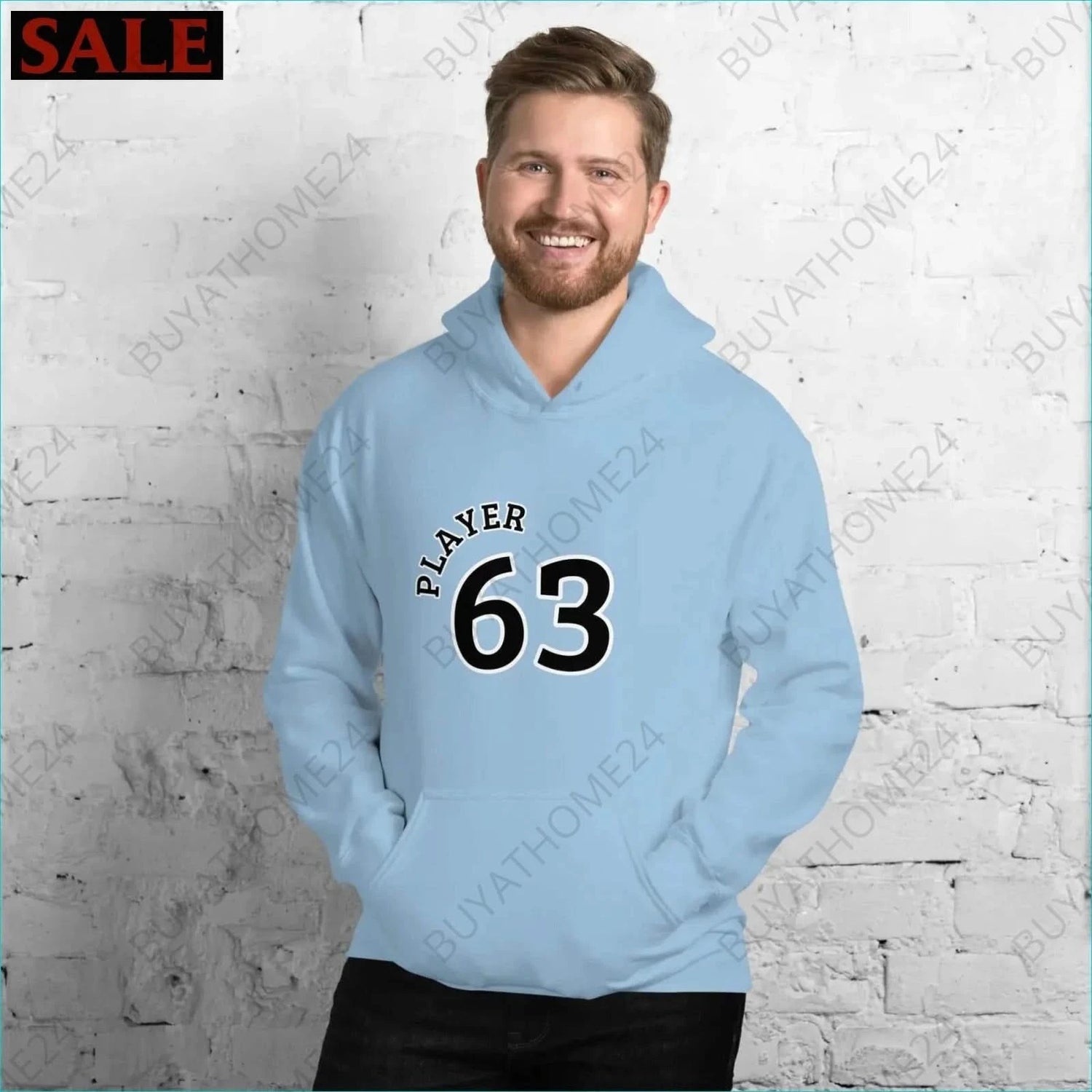 Herren Hoodie S-5XL - BUYATHOME24 - Hoodiedruck - GERMANY - HERRENMODE, Hoodie