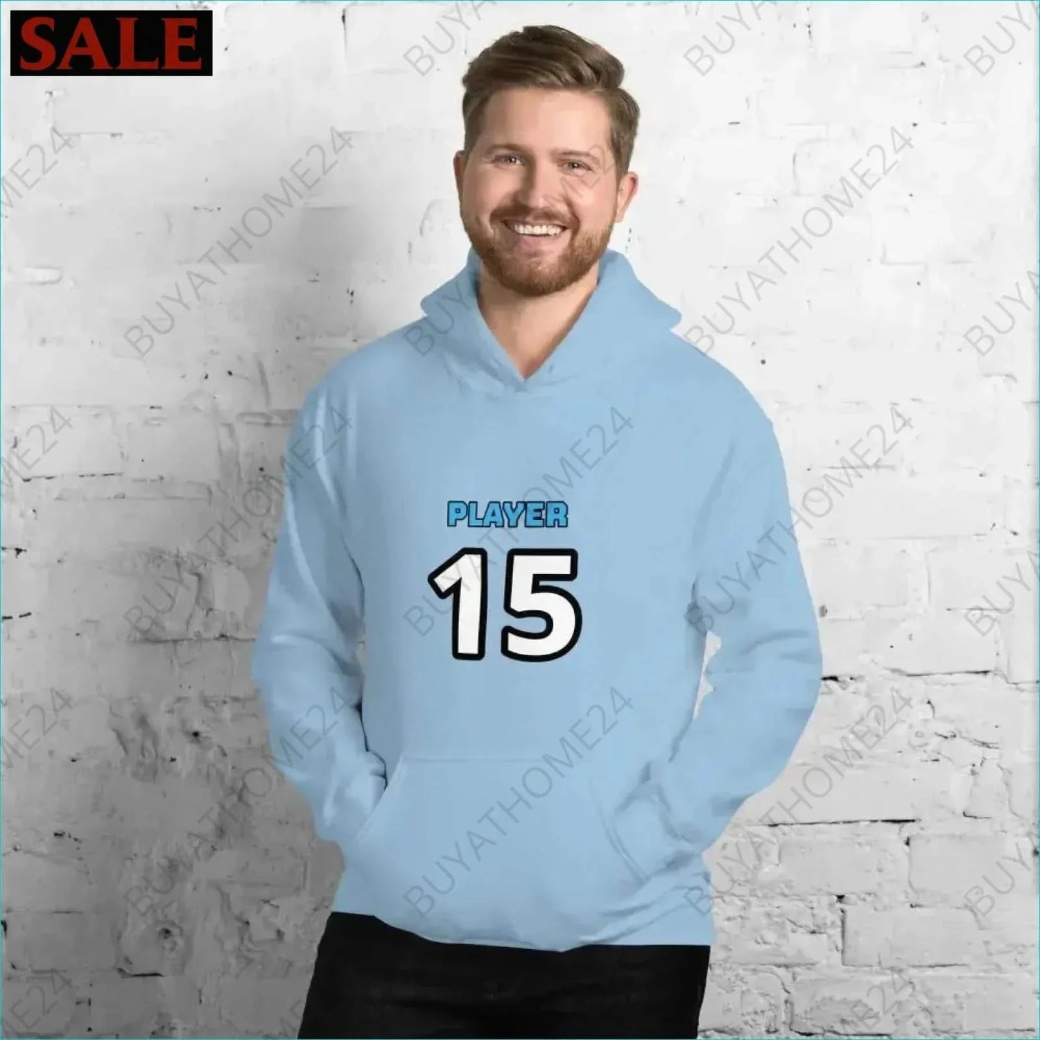 Herren Hoodie S-5XL - BUYATHOME24 - Hoodiedruck - GERMANY - HERRENMODE, Hoodie