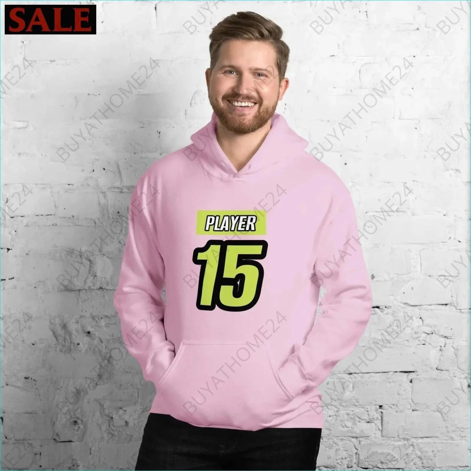 Herren Hoodie S-5XL - BUYATHOME24 - Hoodiedruck - GERMANY - HERRENMODE, Hoodie