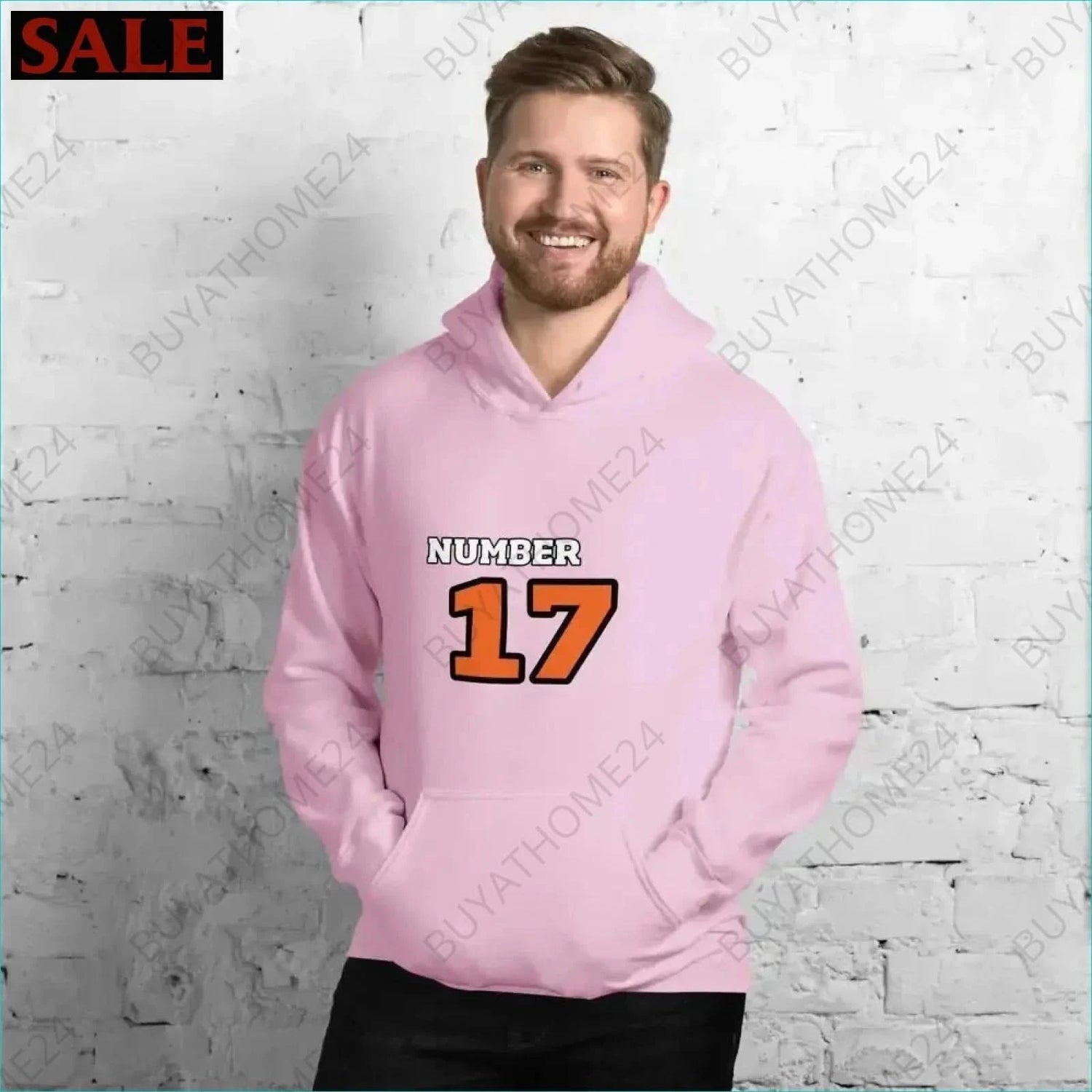 Herren Hoodie S-5XL - BUYATHOME24 - Hoodiedruck - GERMANY - HERRENMODE, Hoodie