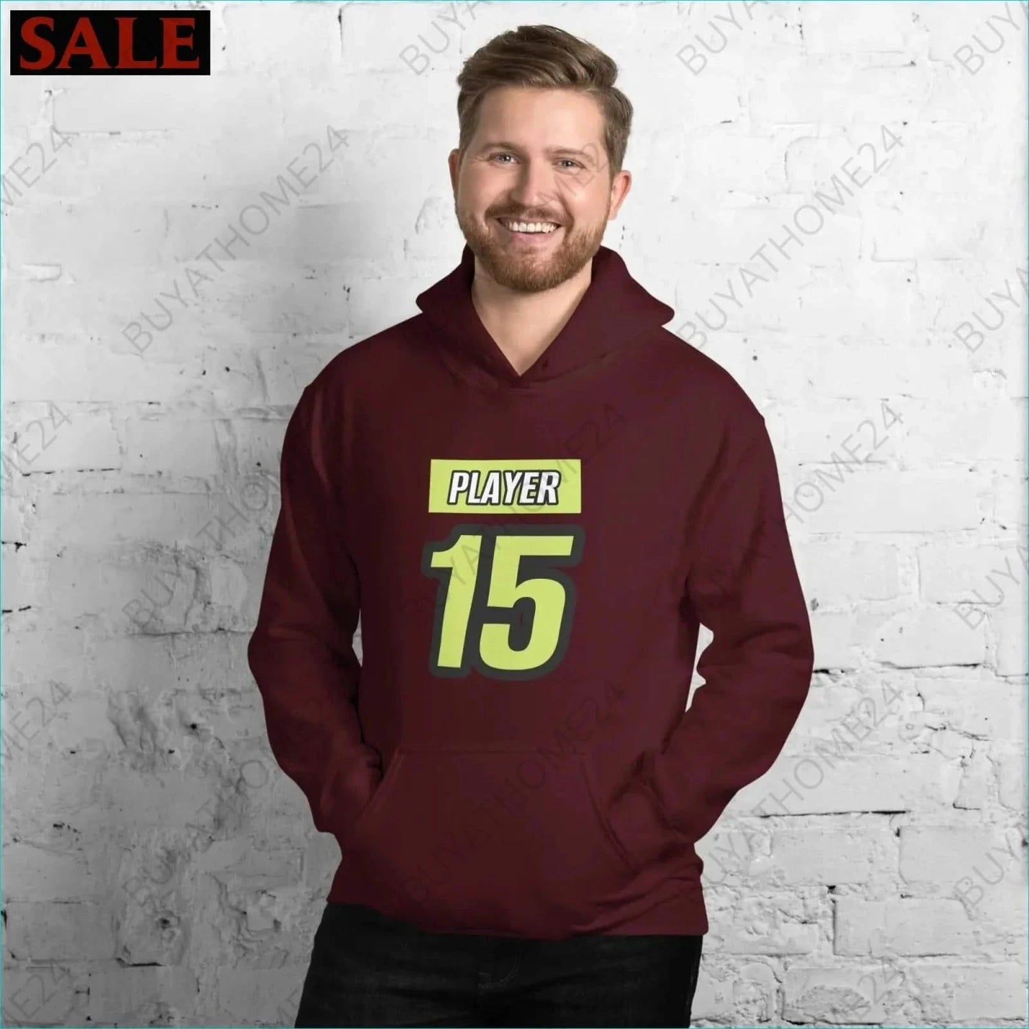 Herren Hoodie S-5XL - BUYATHOME24 - Hoodiedruck - GERMANY - HERRENMODE, Hoodie