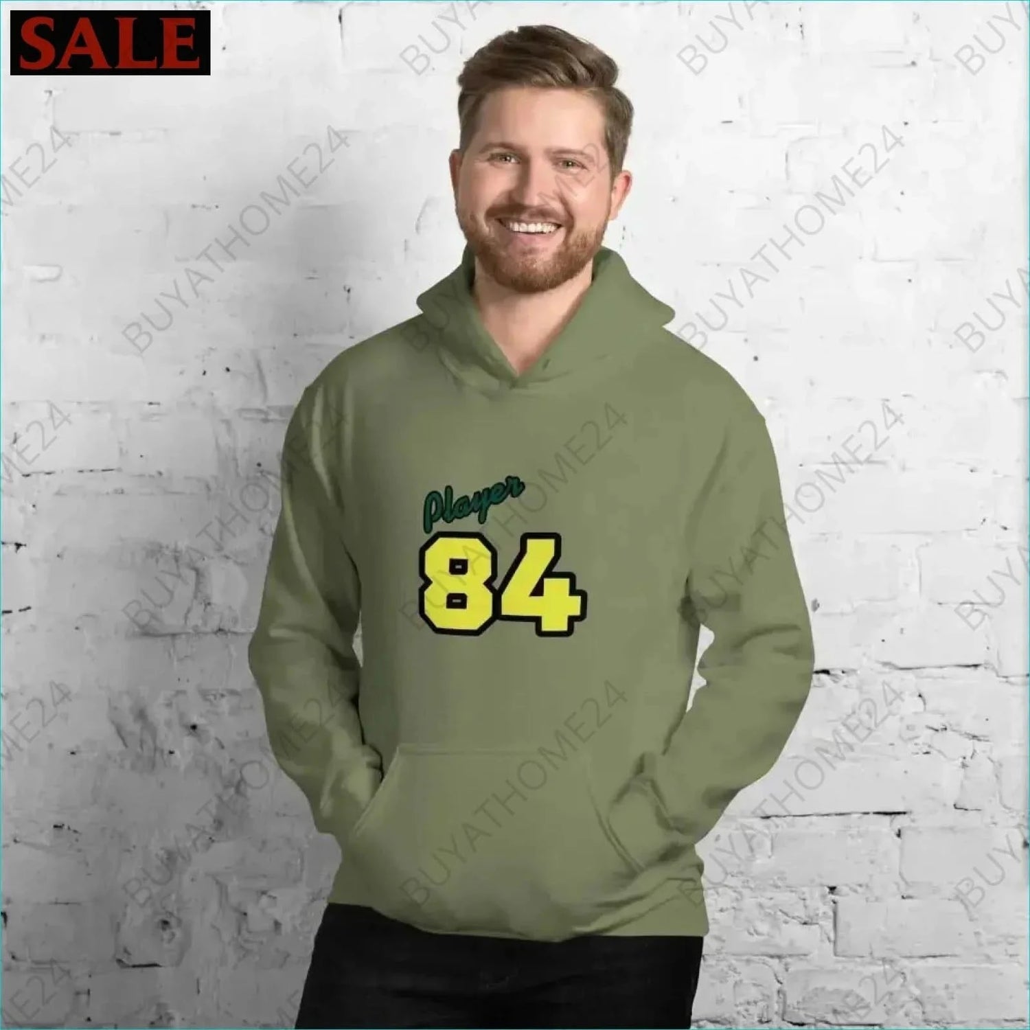 Herren Hoodie S-5XL - BUYATHOME24 - Hoodiedruck - GERMANY - HERRENMODE, Hoodie