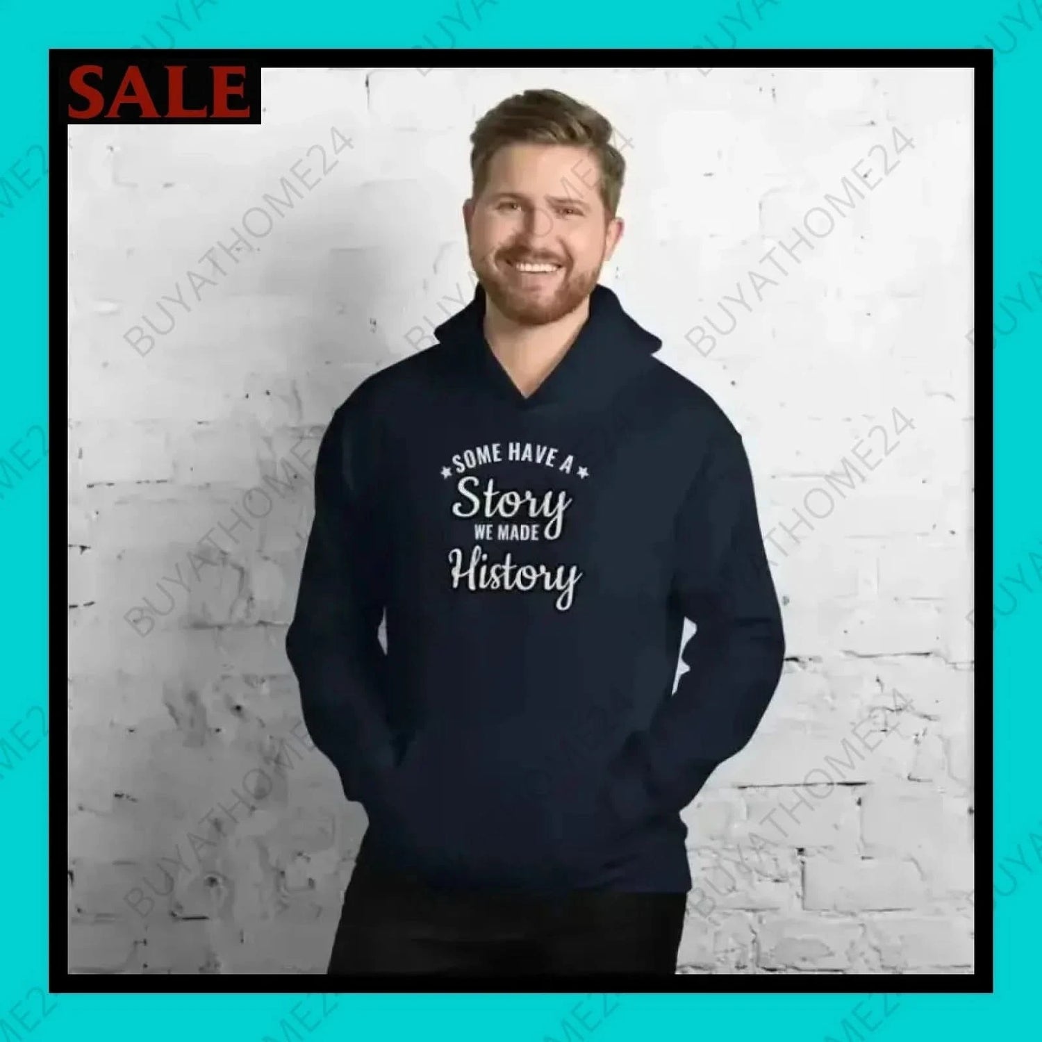 Herren Hoodie S-5XL - BUYATHOME24 - Hoodiedruck - GERMANY - ABITUR, HERRENMODE, Hoodie